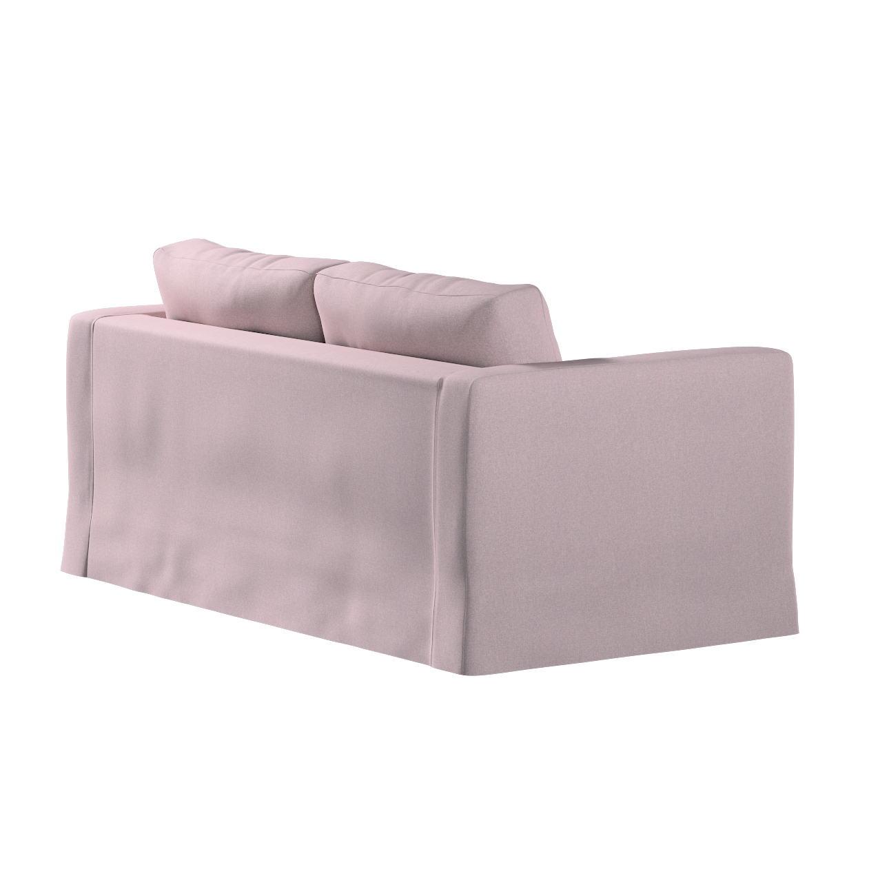 Bezug für Karlstad 2-Sitzer Sofa nicht ausklappbar, lang, rosa, Sofahusse, günstig online kaufen