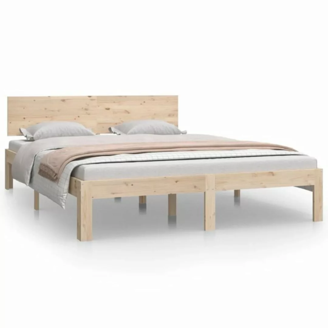 furnicato Bett Massivholzbett Kiefer 140x200 cm günstig online kaufen