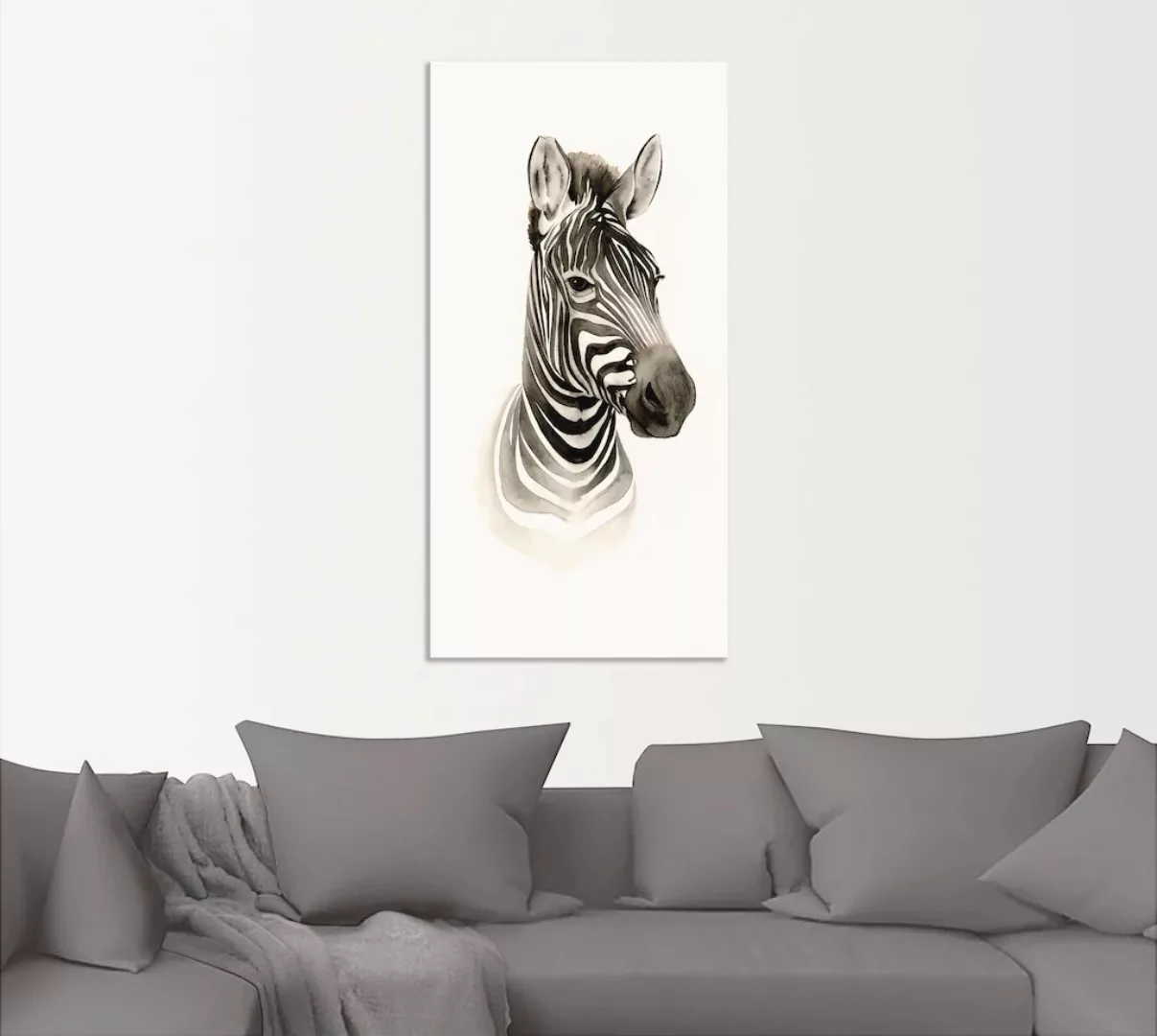 Artland Wandbild "Safari Porträt I", Wildtiere, (1 St.), als Alubild, Outdo günstig online kaufen