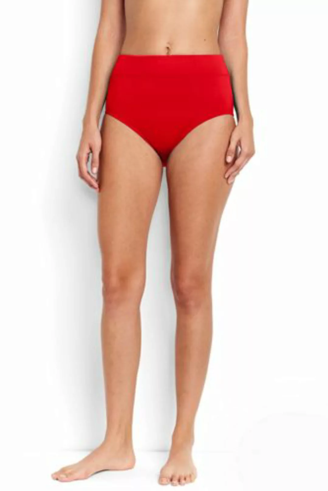 Hohe Control Bikinihose BEACH LIVING, Damen, Größe: M Normal, Rot, Nylon-Mi günstig online kaufen