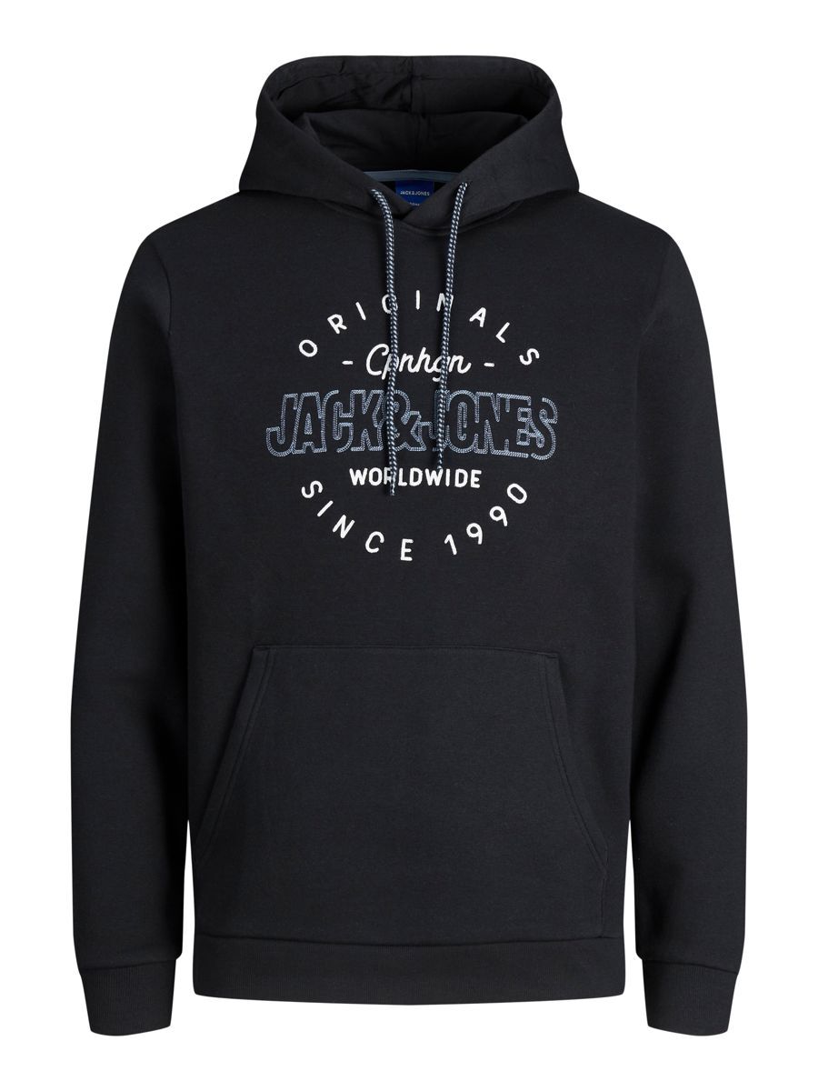 Jack & Jones Surface Branding Kapuzenpullover M Light Grey Melange / Detail günstig online kaufen