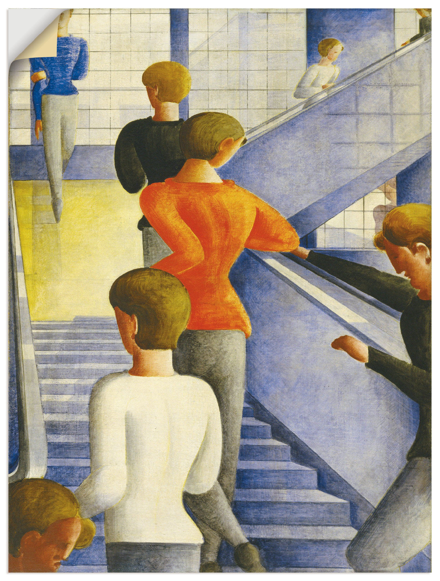 Artland Wandbild »Bauhaustreppe. 1932«, Gruppen & Familien, (1 St.), als Al günstig online kaufen