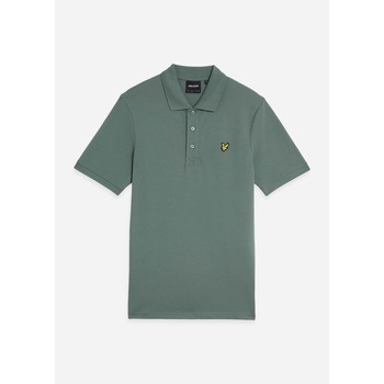 Lyle & Scott  T-Shirts & Poloshirts Plain polo shirt - green mercurial günstig online kaufen