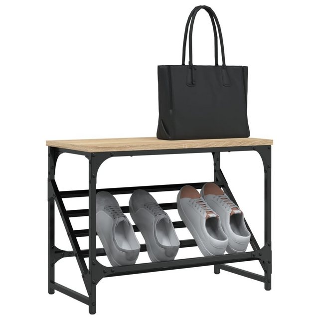 vidaXL Schuhschrank Schuhregal Sonoma-Eiche 60x30x45 cm Spanplatte günstig online kaufen