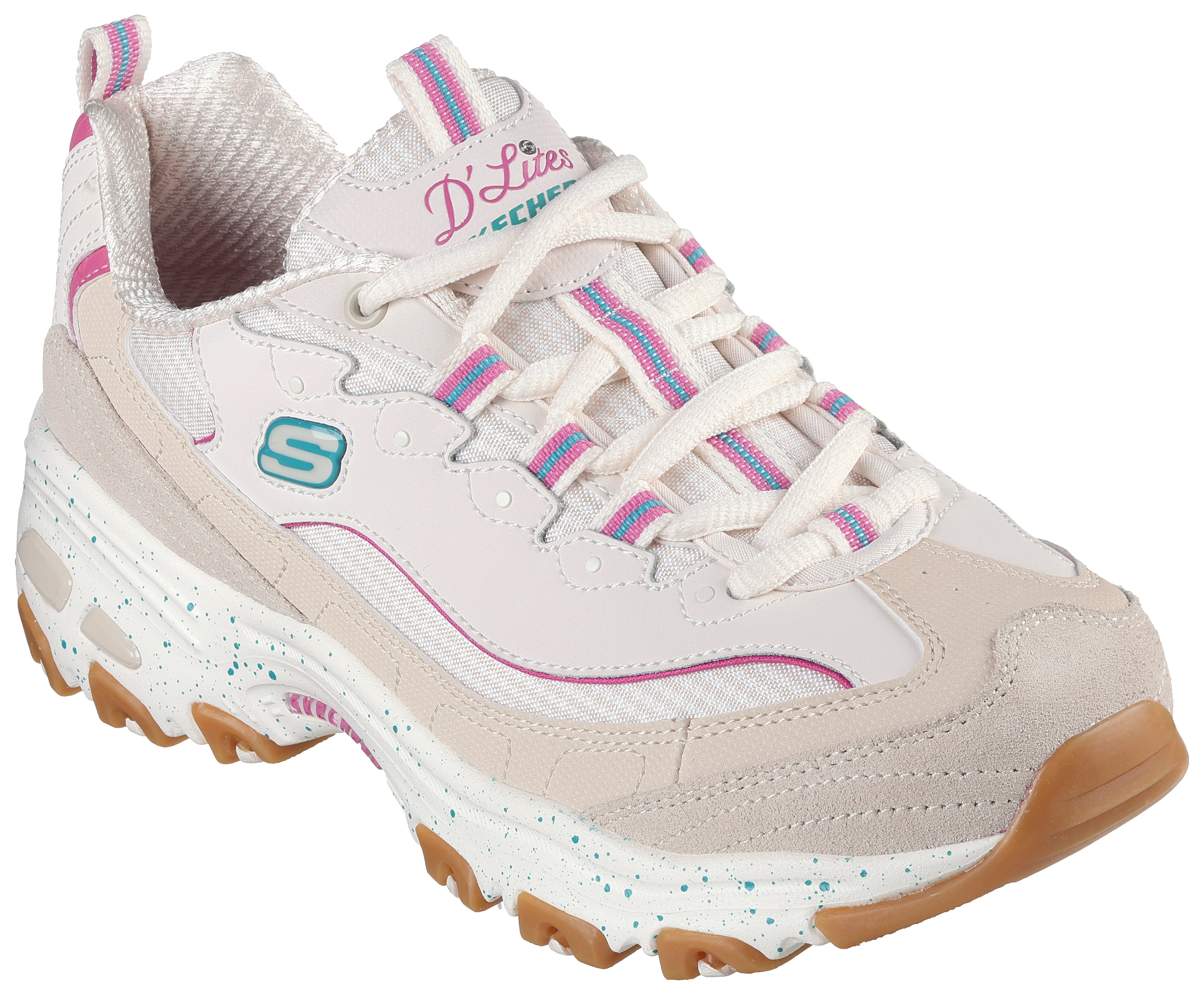 Skechers Sneaker "DLITES-BOLD VIEWS", Freizeitschuh, Halbschuh, Schnürschuh günstig online kaufen