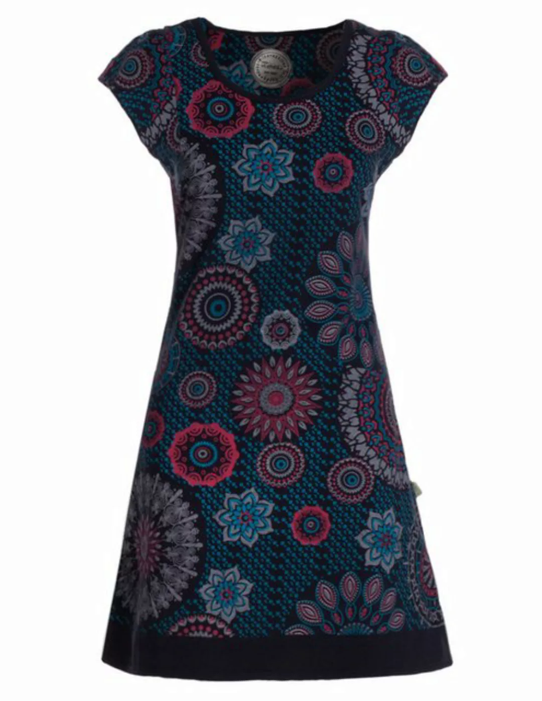 Vishes Tunikakleid Kurzarm Damen Sommer-Kleid Longshirt-Kleid Mini-Kleid Tu günstig online kaufen