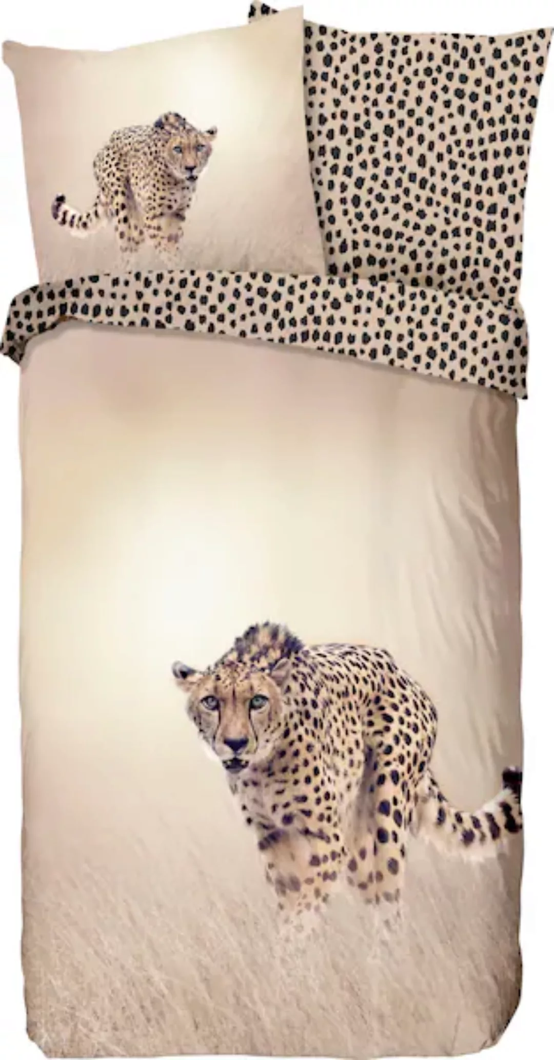 good morning Wendebettwäsche »Cheetah«, (2 tlg.), mit Gepard günstig online kaufen