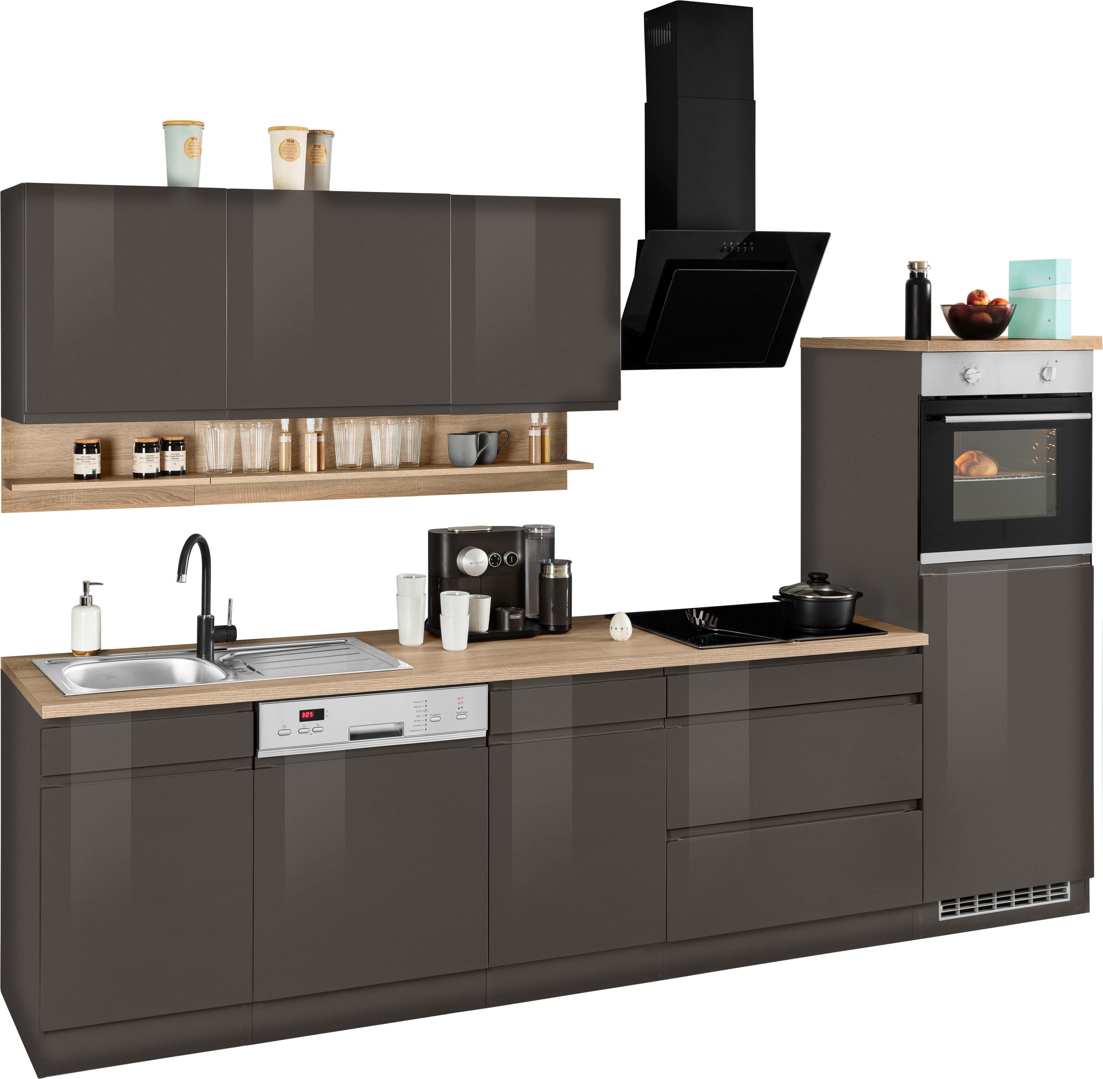 KOCHSTATION Küchenzeile KS-Virginia, Breite 300 cm, günstig online kaufen