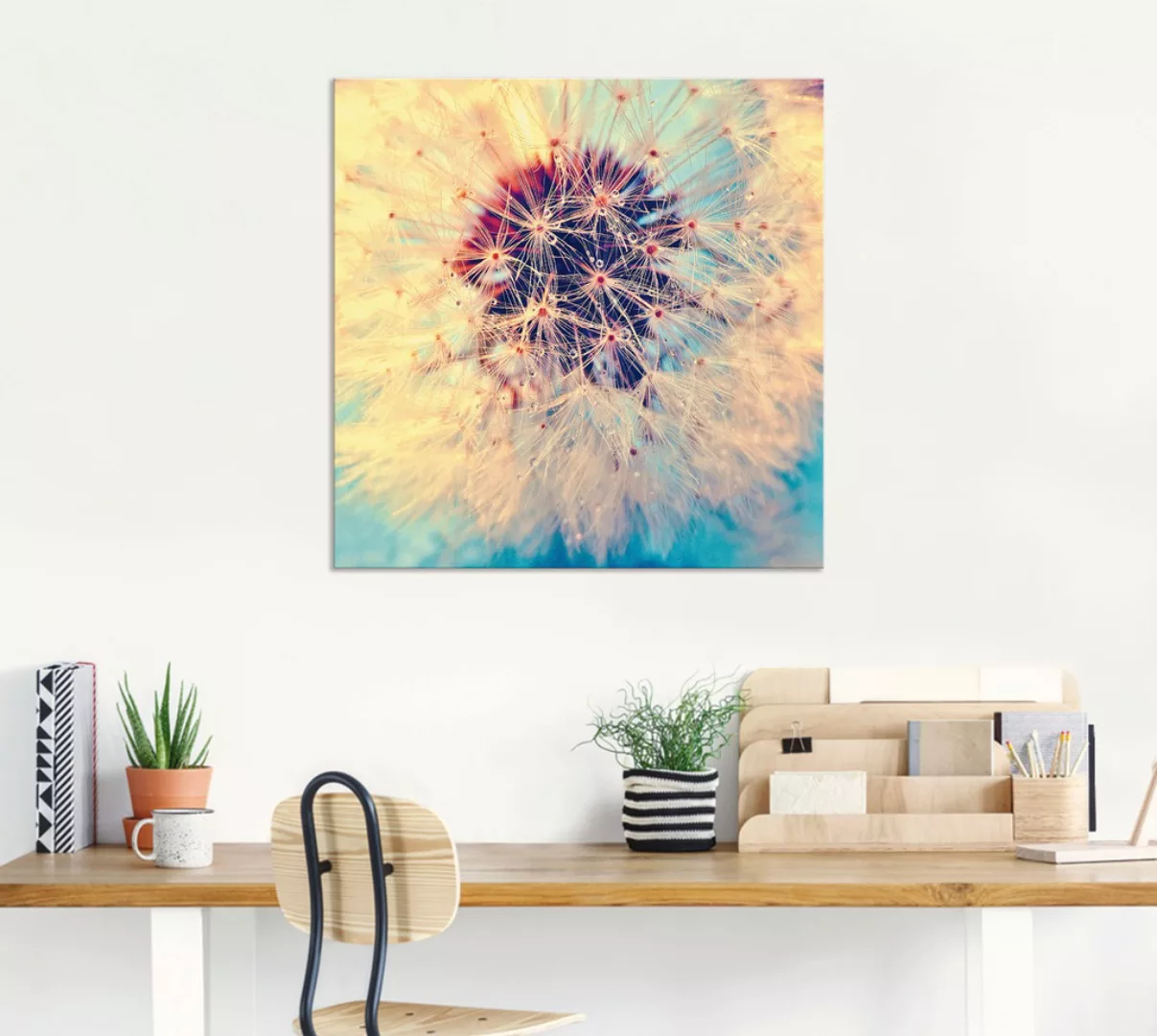 Artland Wandbild »Pusteblume ganz nah«, Blumen, (1 St.) günstig online kaufen