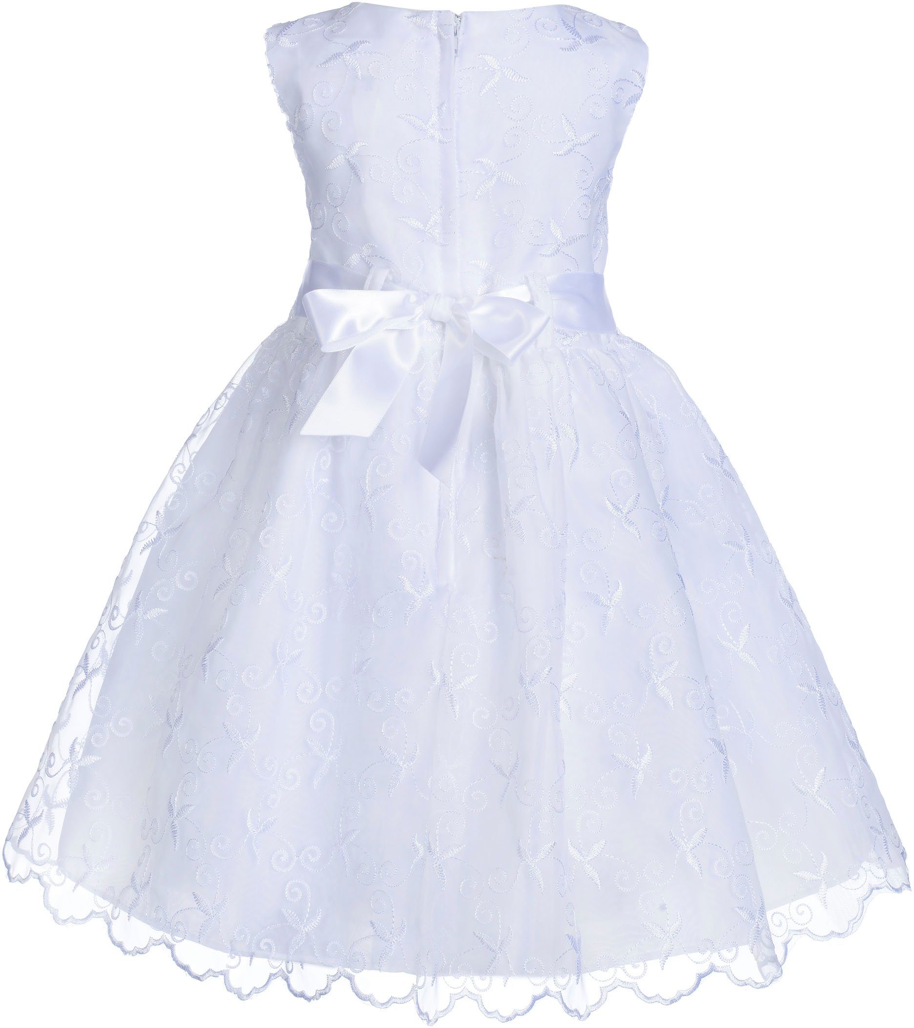 happy girls Taufkleid mit aufgesetzter Schleife günstig online kaufen