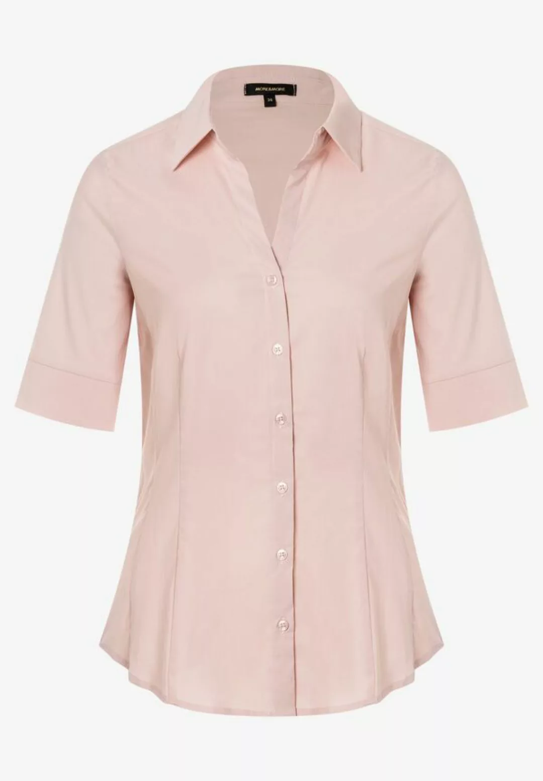 Baumwoll/Stretch Bluse, powder rose, Sommer-Kollektion günstig online kaufen