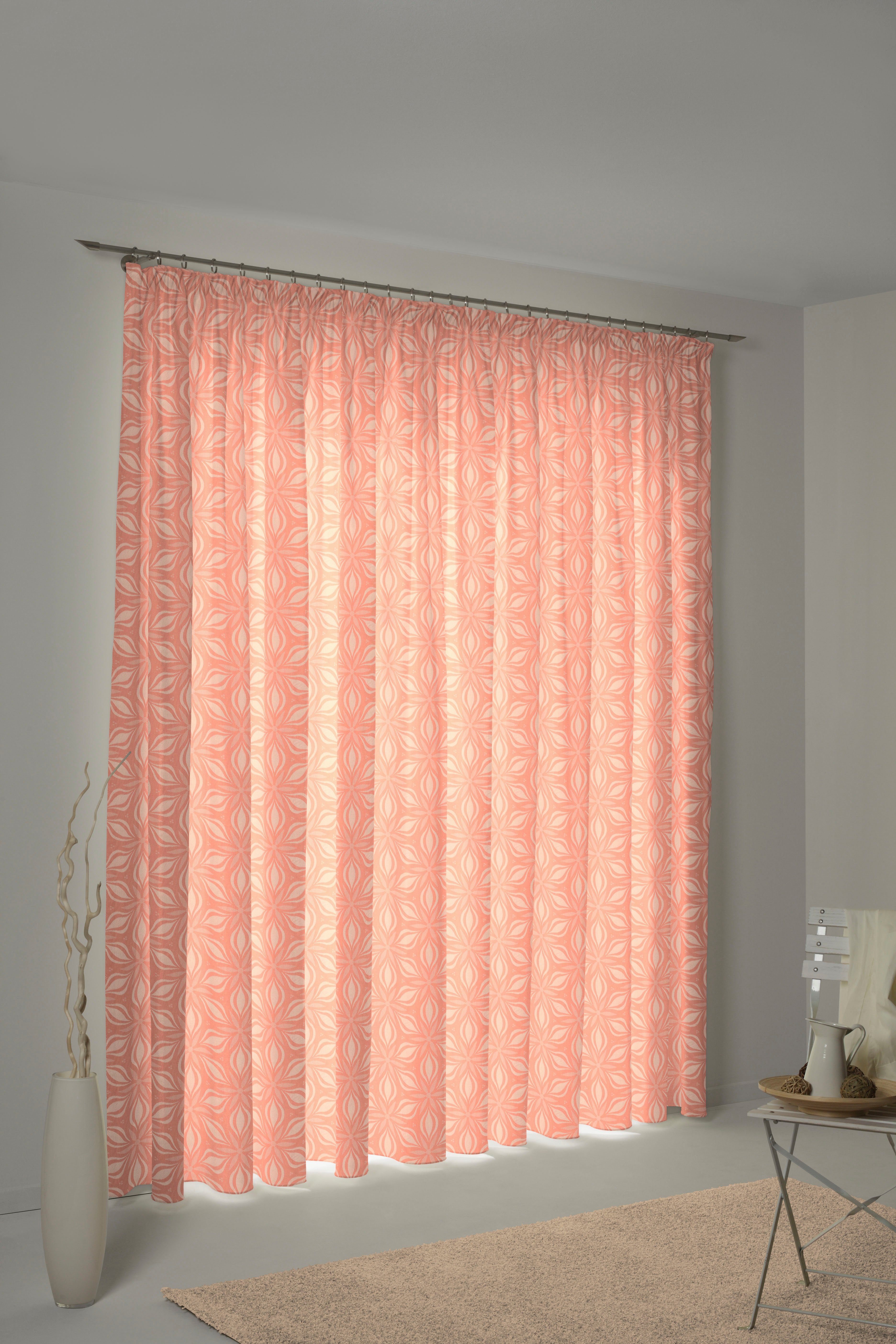 Adam Vorhang Retro Floret, Kräuselband (1 günstig online kaufen
