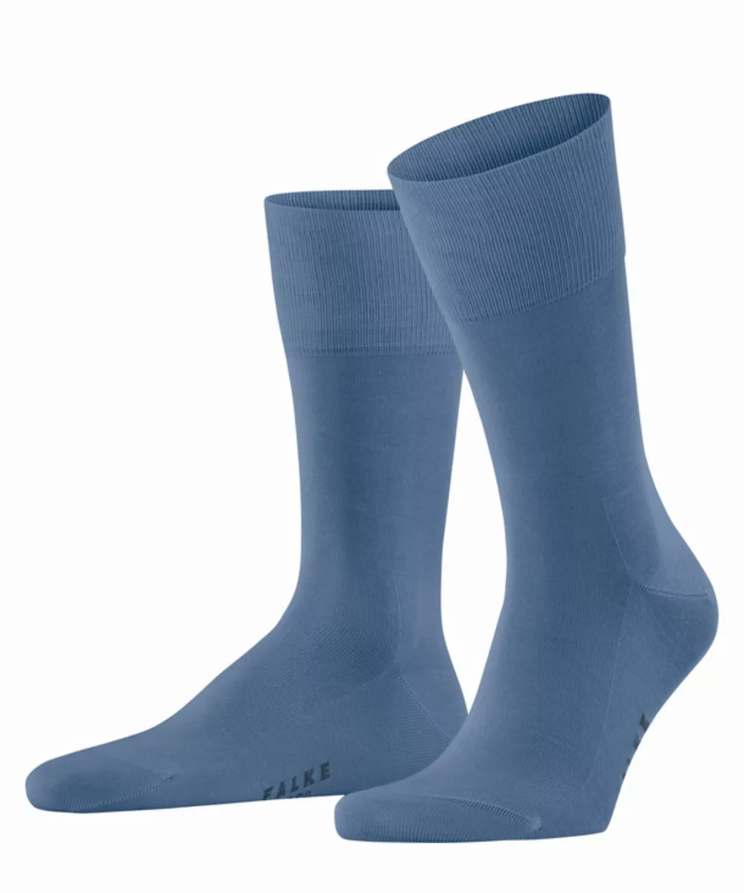 FALKE Tiago Herren Socken, 39-40, Blau, Uni, Baumwolle, 14662-684503 günstig online kaufen