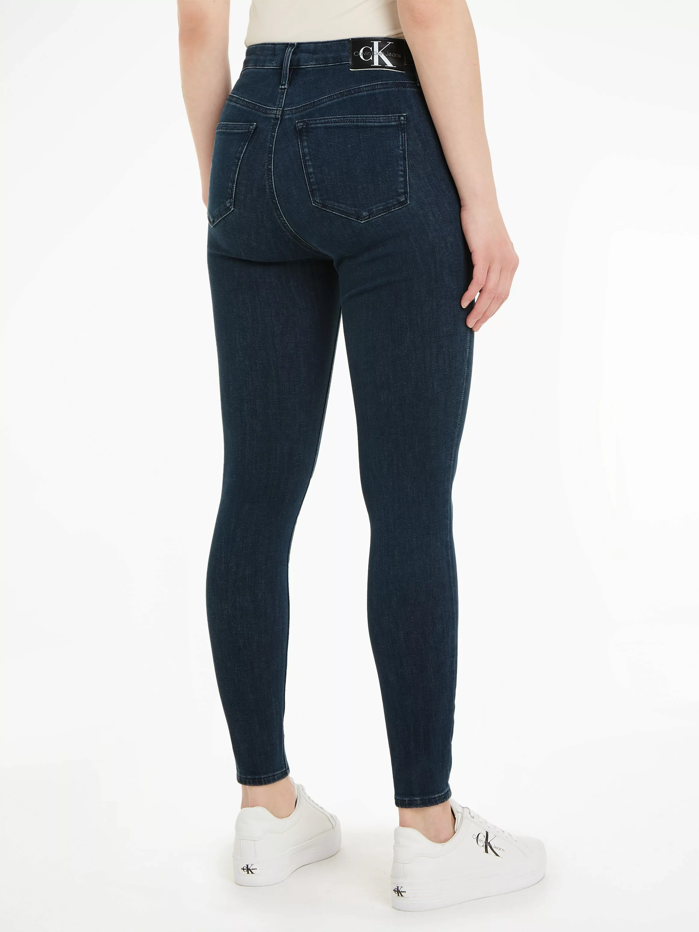 Calvin Klein Jeans Ankle-Jeans HIGH RISE SUPER SKINNY ANKLE mit hohem Bund günstig online kaufen