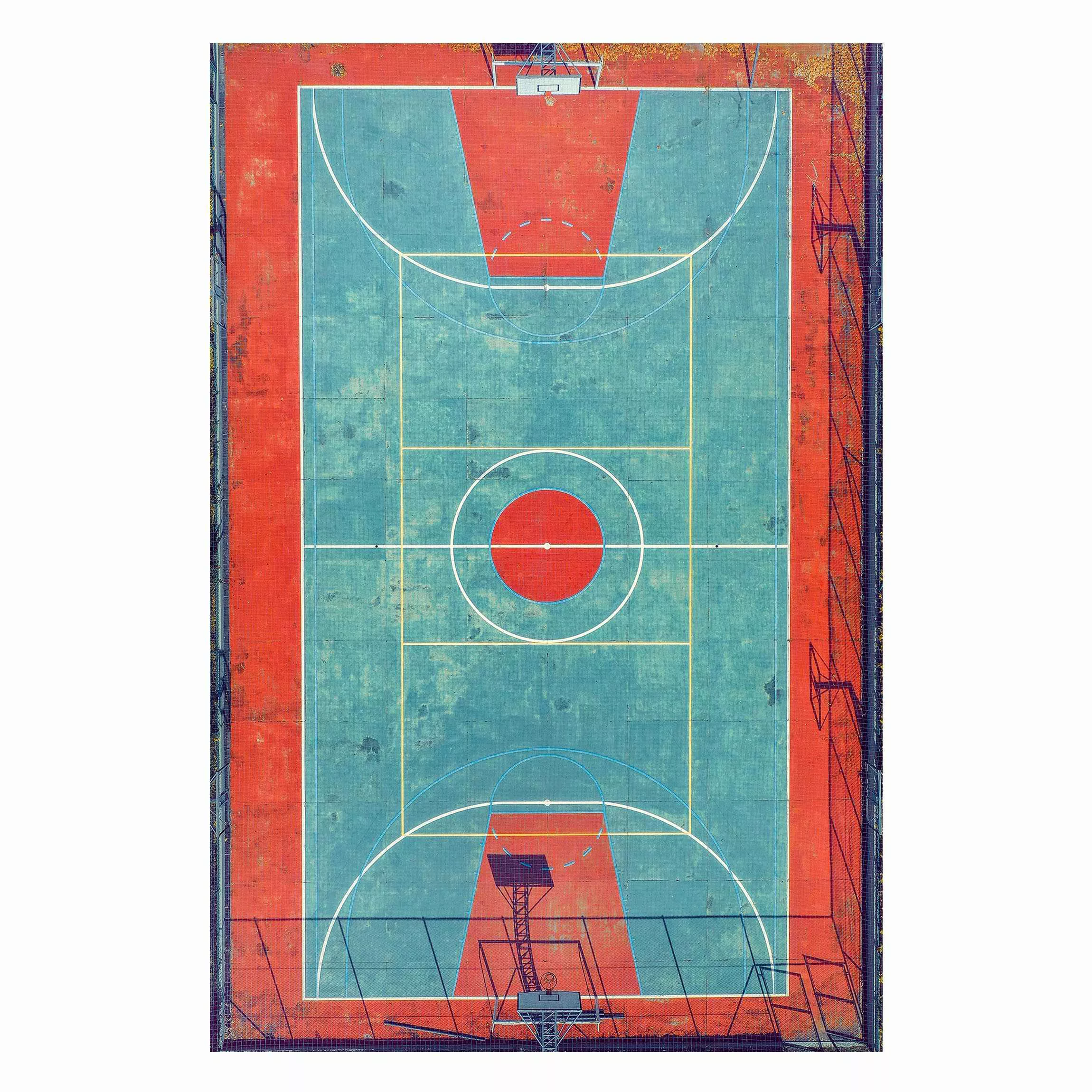 Magnettafel Top View Spielfeld Basketball günstig online kaufen