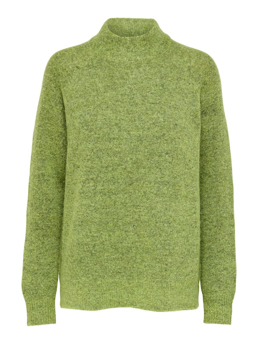 SELECTED Alpakamix Pullover Damen Grün günstig online kaufen