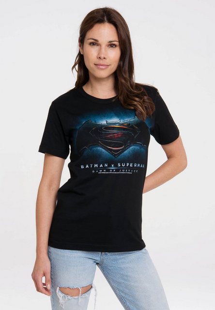 LOGOSHIRT T-Shirt "Batman v Superman - Justice", mit großem Superhelden-Pri günstig online kaufen