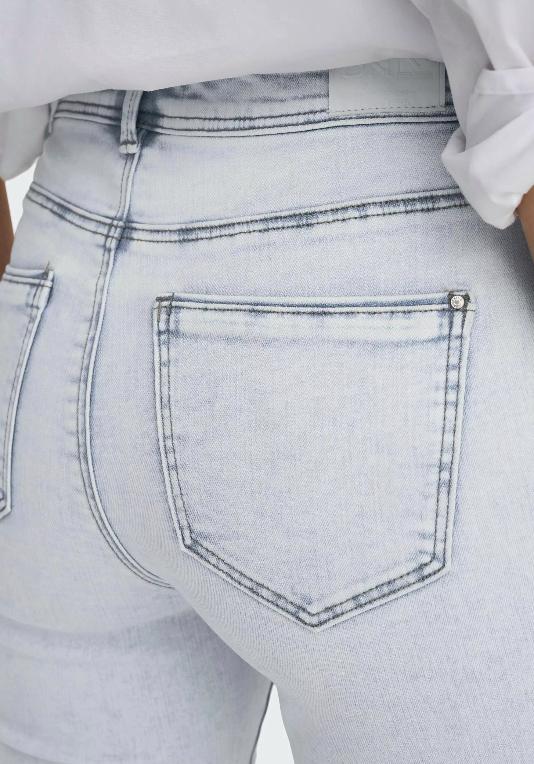 ONLY Skinny-fit-Jeans "ONLWAUW MID SKINNY DEST BJ692" günstig online kaufen