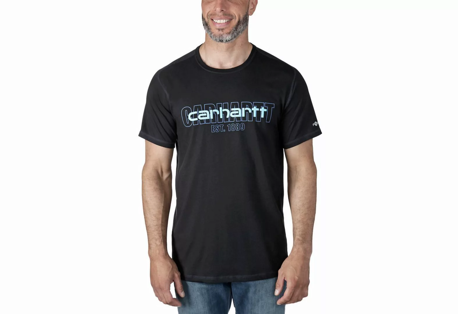 Carhartt Print-Shirt Force Logo Graphic mit "Logo Graphic" Druck auf der Vo günstig online kaufen