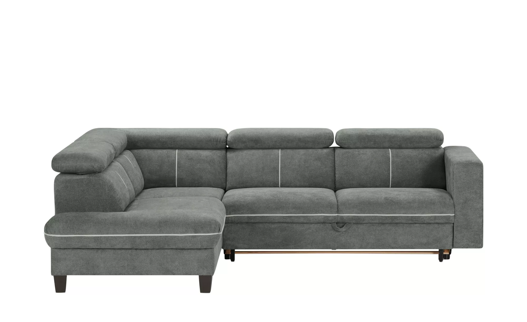 Ecksofa  Zante ¦ grau ¦ Maße (cm): B: 253 H: 95 T: 190.0 Polstermöbel > Sof günstig online kaufen