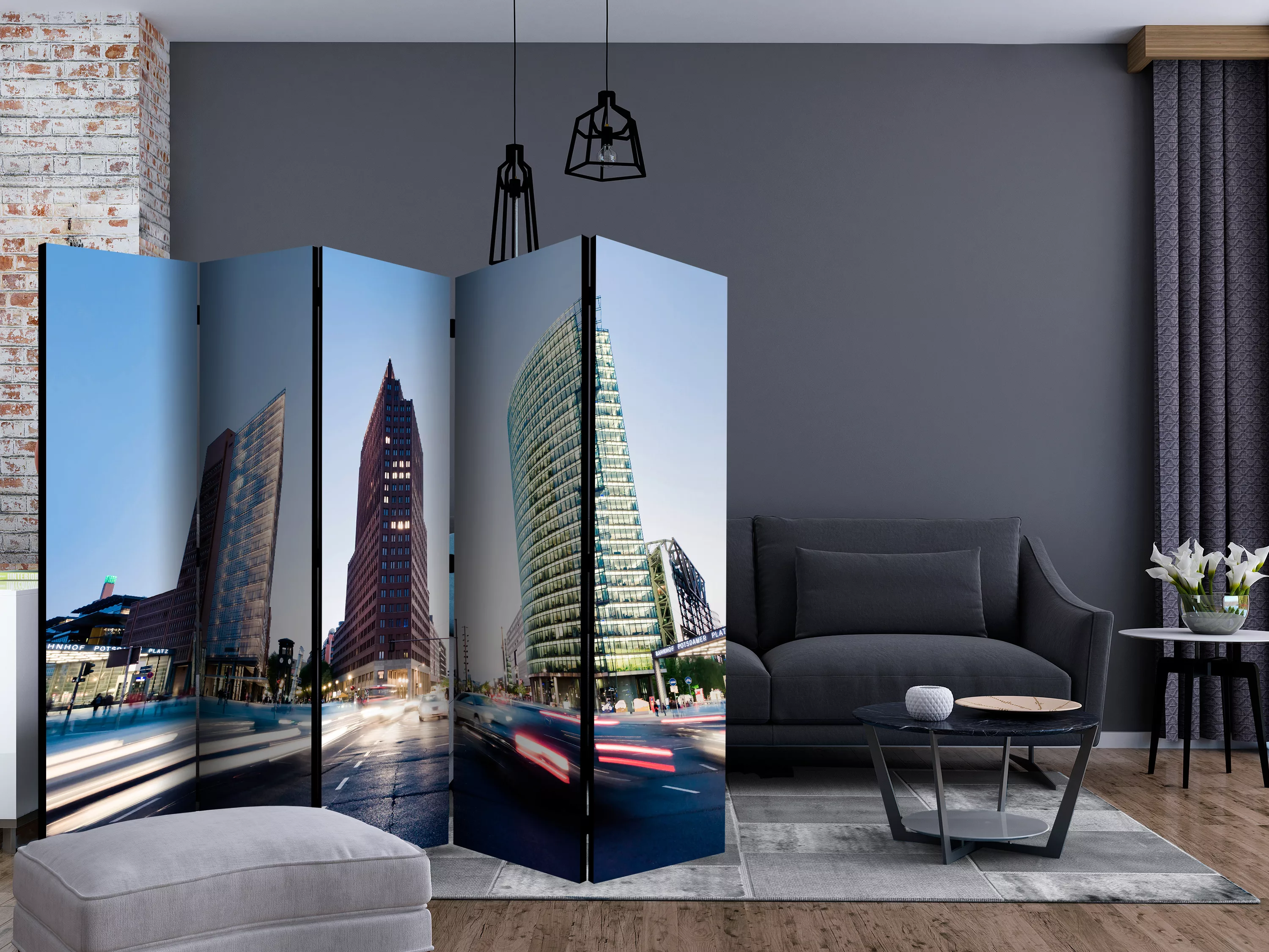 5-teiliges Paravent - Urban Pace Ii [room Dividers] günstig online kaufen