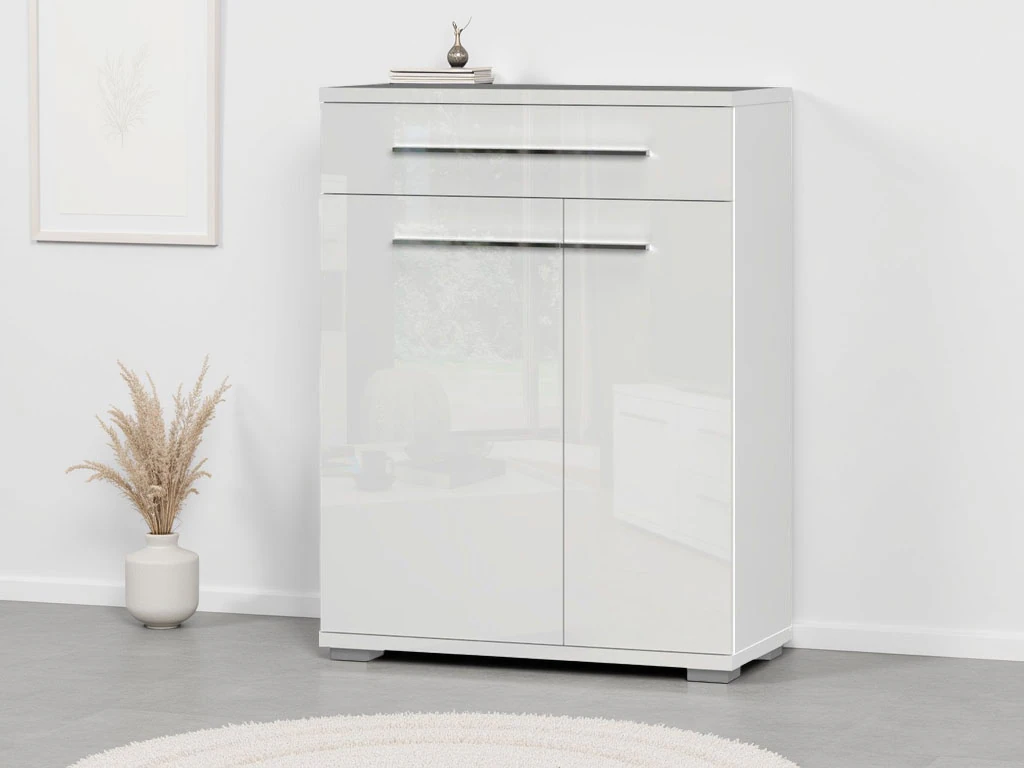 Places of Style Schuhschrank "Piano", (H/B/T): 101/76/35cm), UV lackiert, h günstig online kaufen