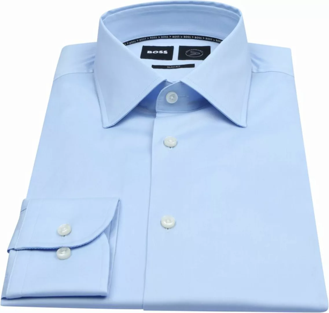 BOSS Hank Hemd Blau - Größe 43 günstig online kaufen
