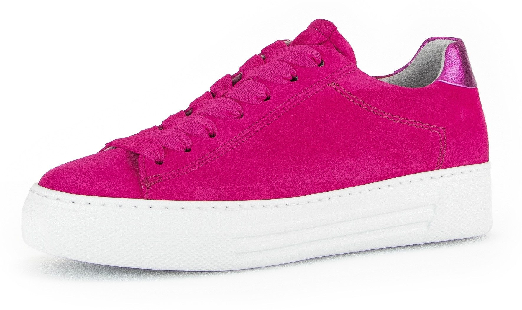 Gabor FLORENZ Plateausneaker, Freizeitschuh, Halbschuh, Schnürschuh günstig online kaufen