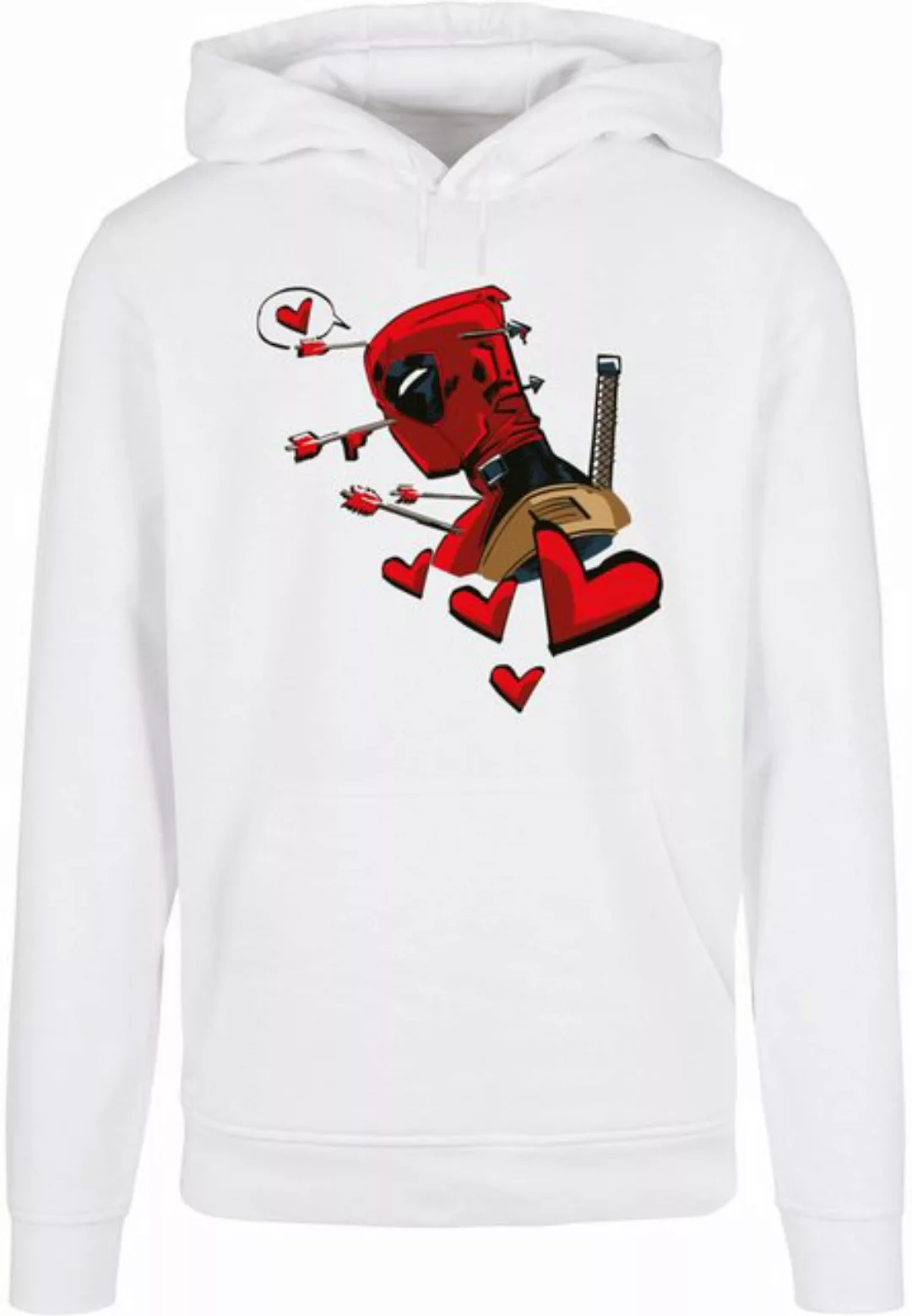 ABSOLUTE CULT Kapuzensweatshirt ABSOLUTE CULT Herren Deadpool - Love Arrow günstig online kaufen