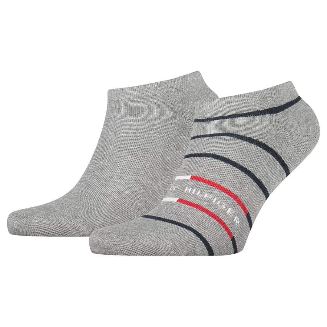 Tommy Hilfiger Sneaker Breton Stripe Socken 2 Paare EU 39-42 Mid Grey Melan günstig online kaufen