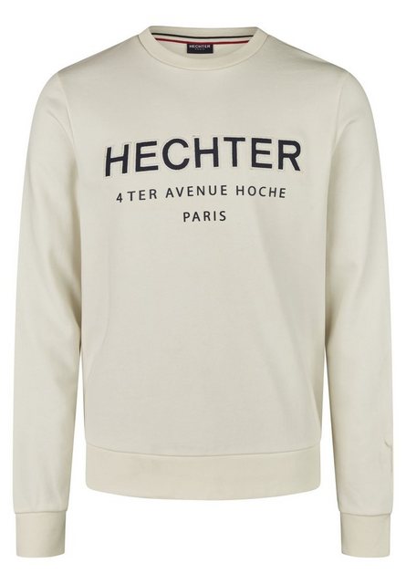 HECHTER PARIS Rundhalspullover mit coolem Frontprint günstig online kaufen