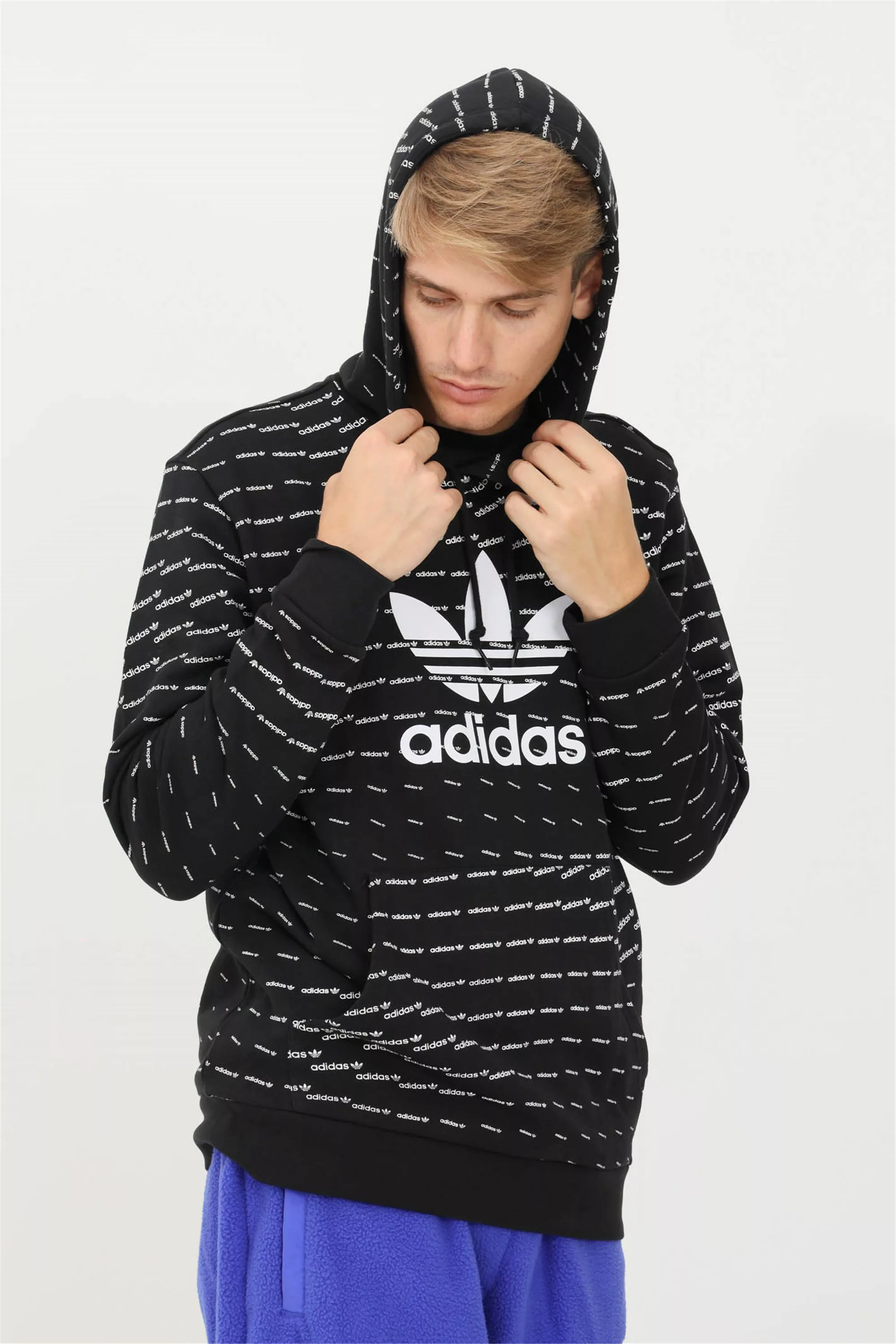 Adidas Originals Mono Kapuzenpullover 2XL Black / White günstig online kaufen