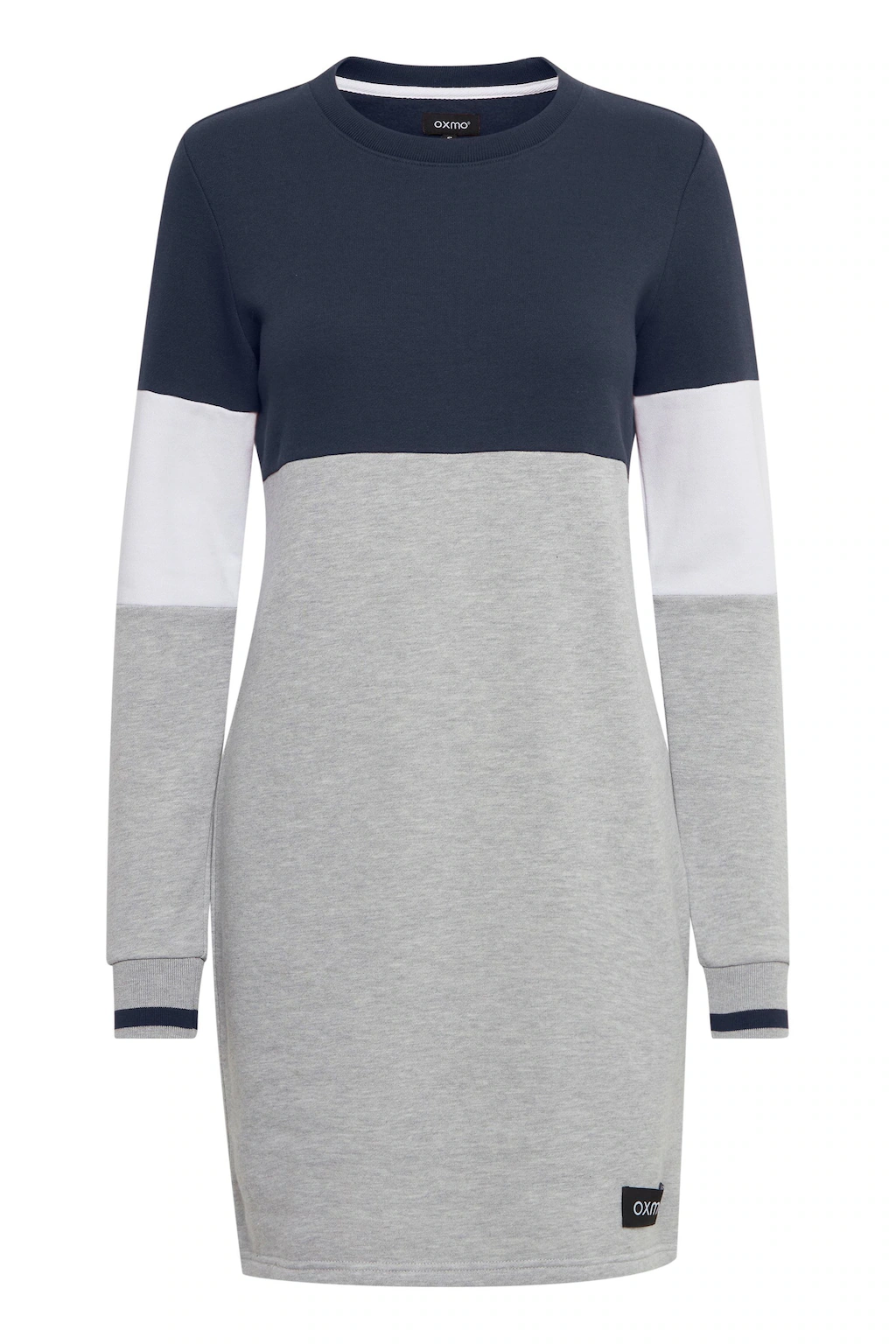 OXMO Sweatkleid OXSweat Sweatkleid in Colourblock-Optik günstig online kaufen