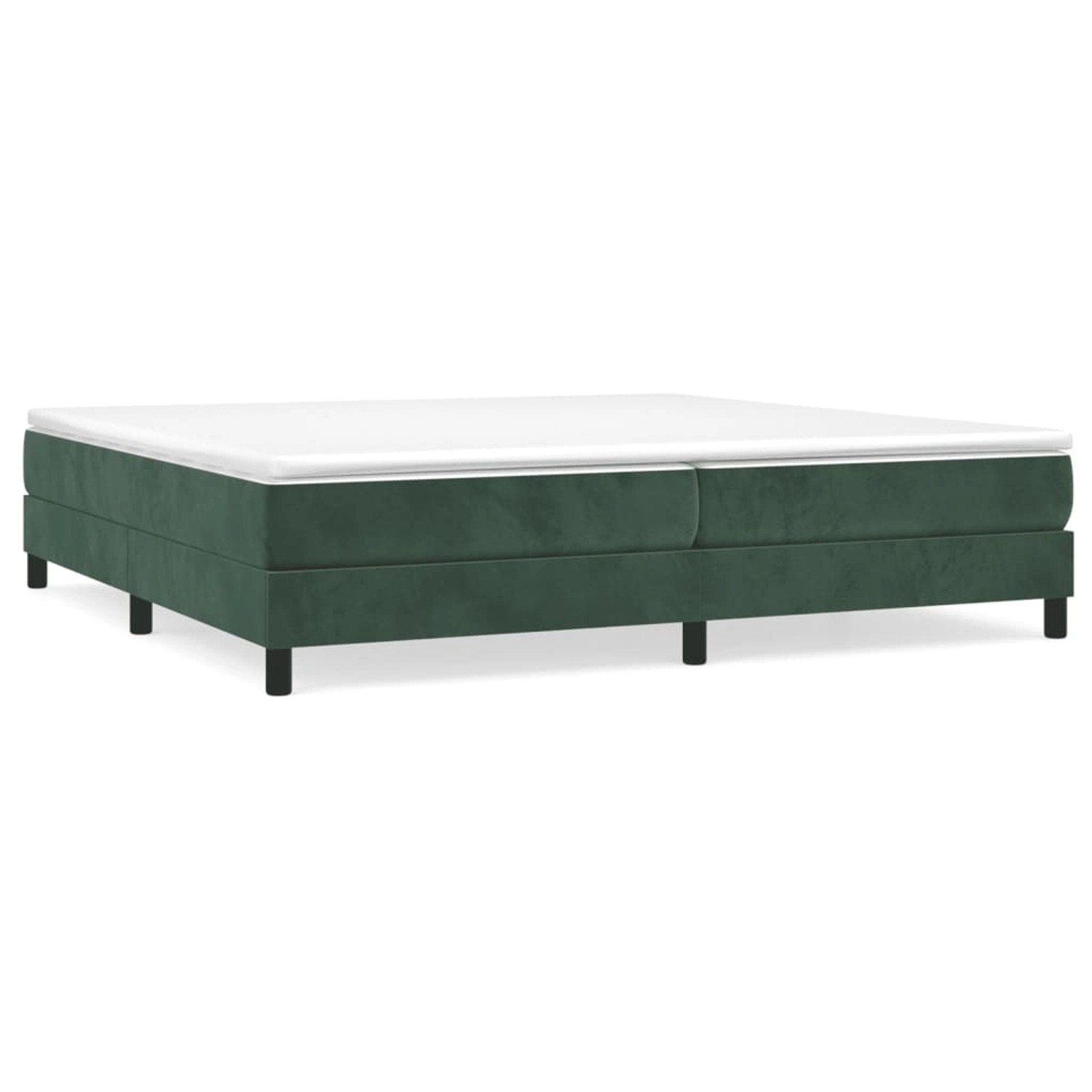 Vidaxl Boxspringbett Dunkelgrün 200x200 Cm Samt günstig online kaufen