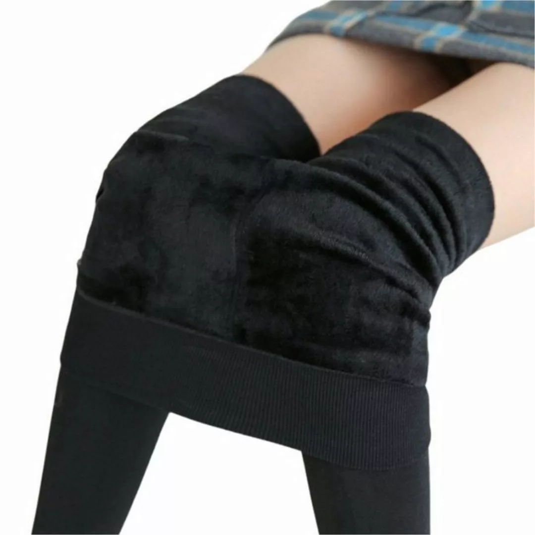 Torcarvh Thermoleggings Damen Thermo Strumpfhose Leggings mit Innenfleece günstig online kaufen