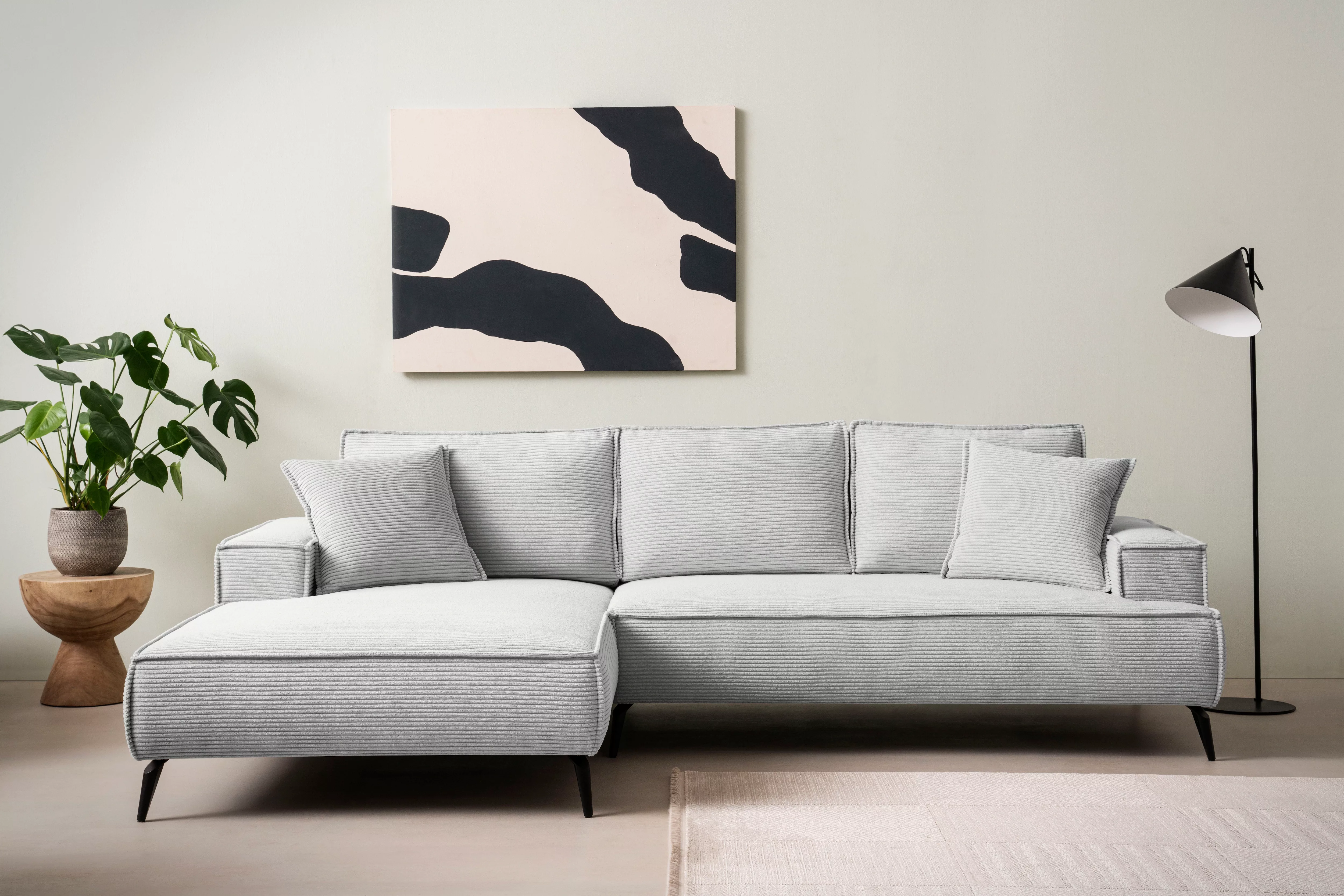 andas Ecksofa "TVINNU, L-Form in Cord, Sofa", wahlweise Ottomane rechts/lin günstig online kaufen