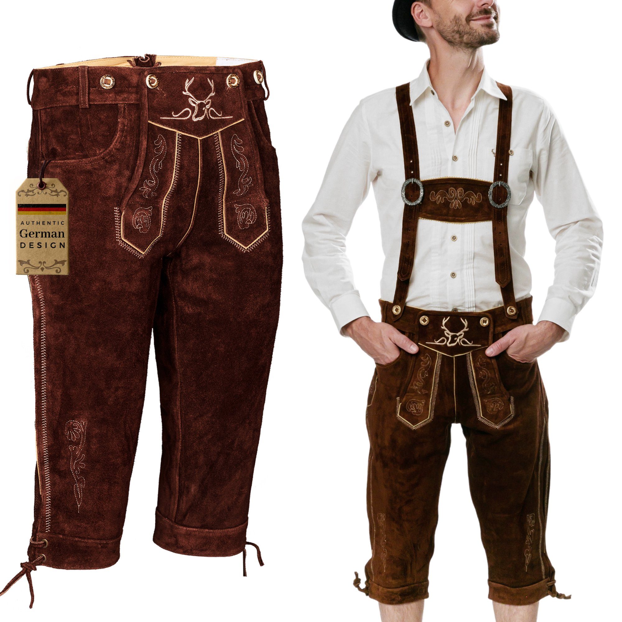 BAVARIA TRACHTEN Trachtenhose Lederhosen Tracht Herren günstig online kaufen