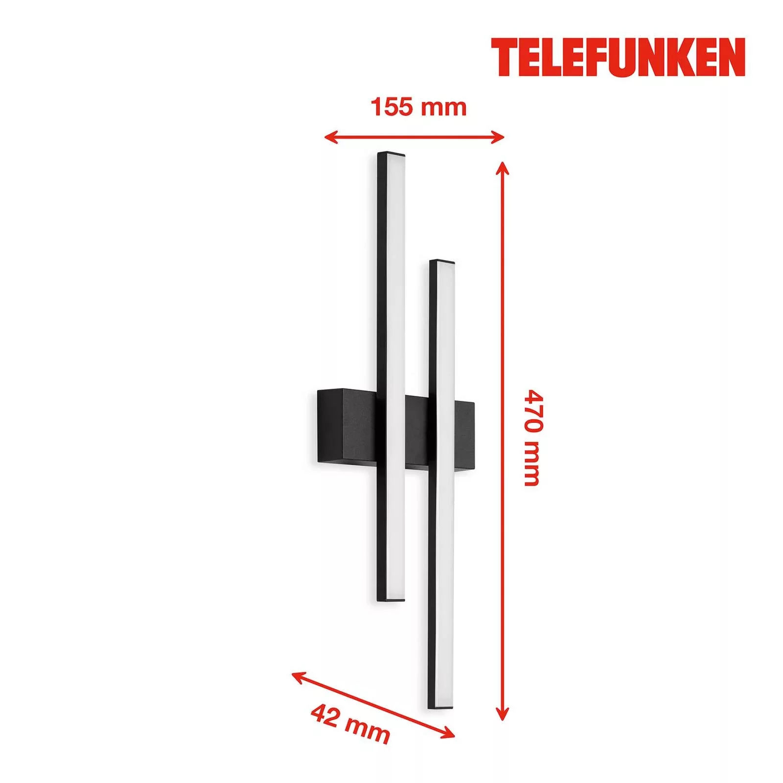 Telefunken LED Außen-Wandleuchte "GRAZ" günstig online kaufen