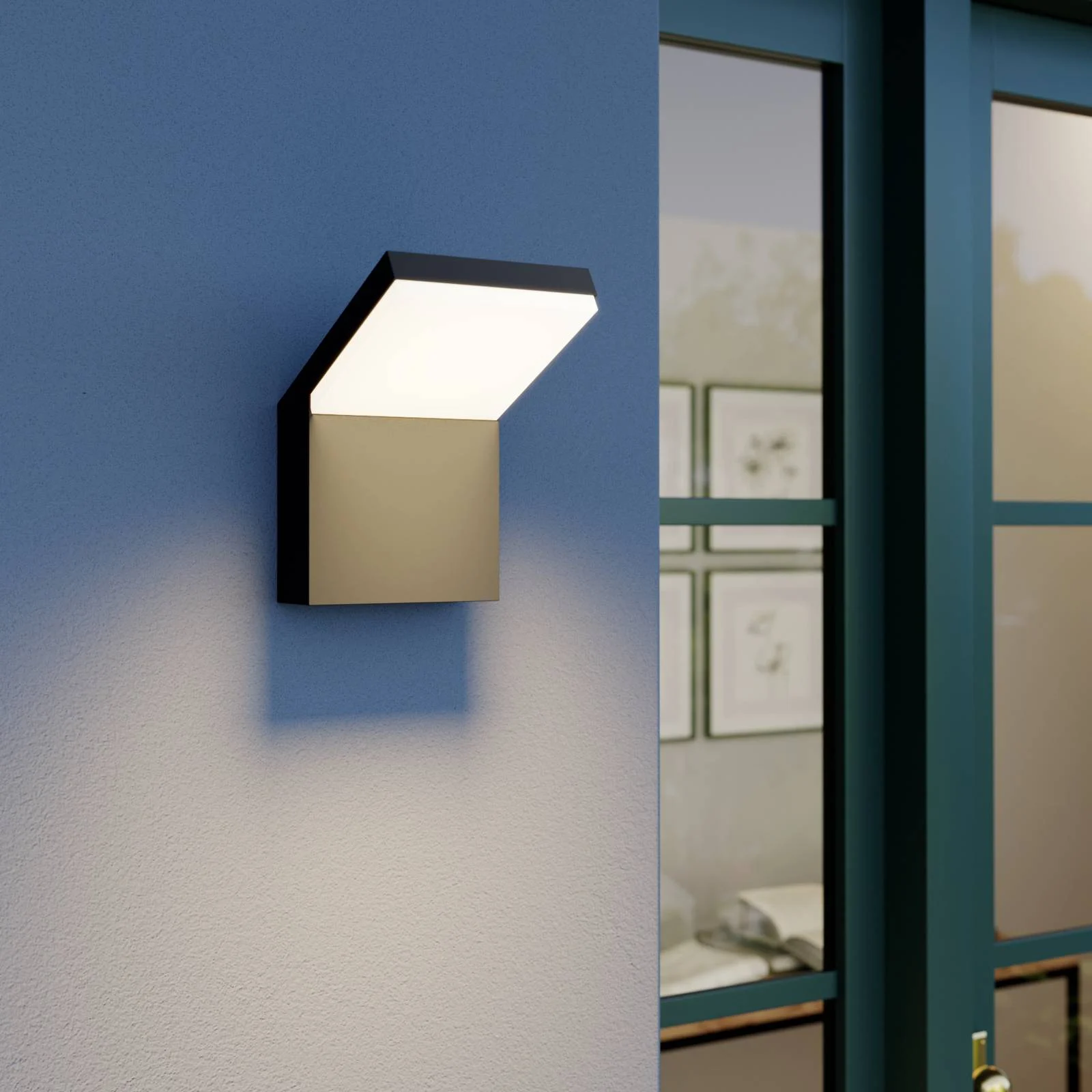 Nach unten gerichtete LED-Außenwandlampe Yolena günstig online kaufen