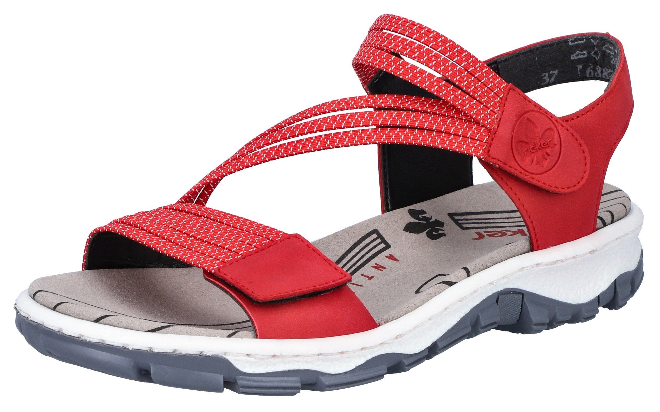 Rieker Riemchensandale, Sommerschuh, Sandalette, Klettschuh, im günstig online kaufen