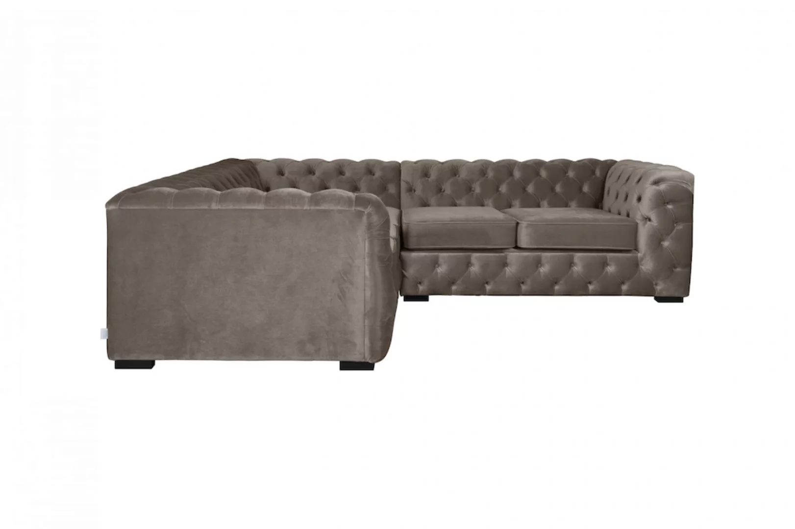 Home affaire Chesterfield-Sofa »KALINA L-Form«, hochwertige Chesterfield-Au günstig online kaufen
