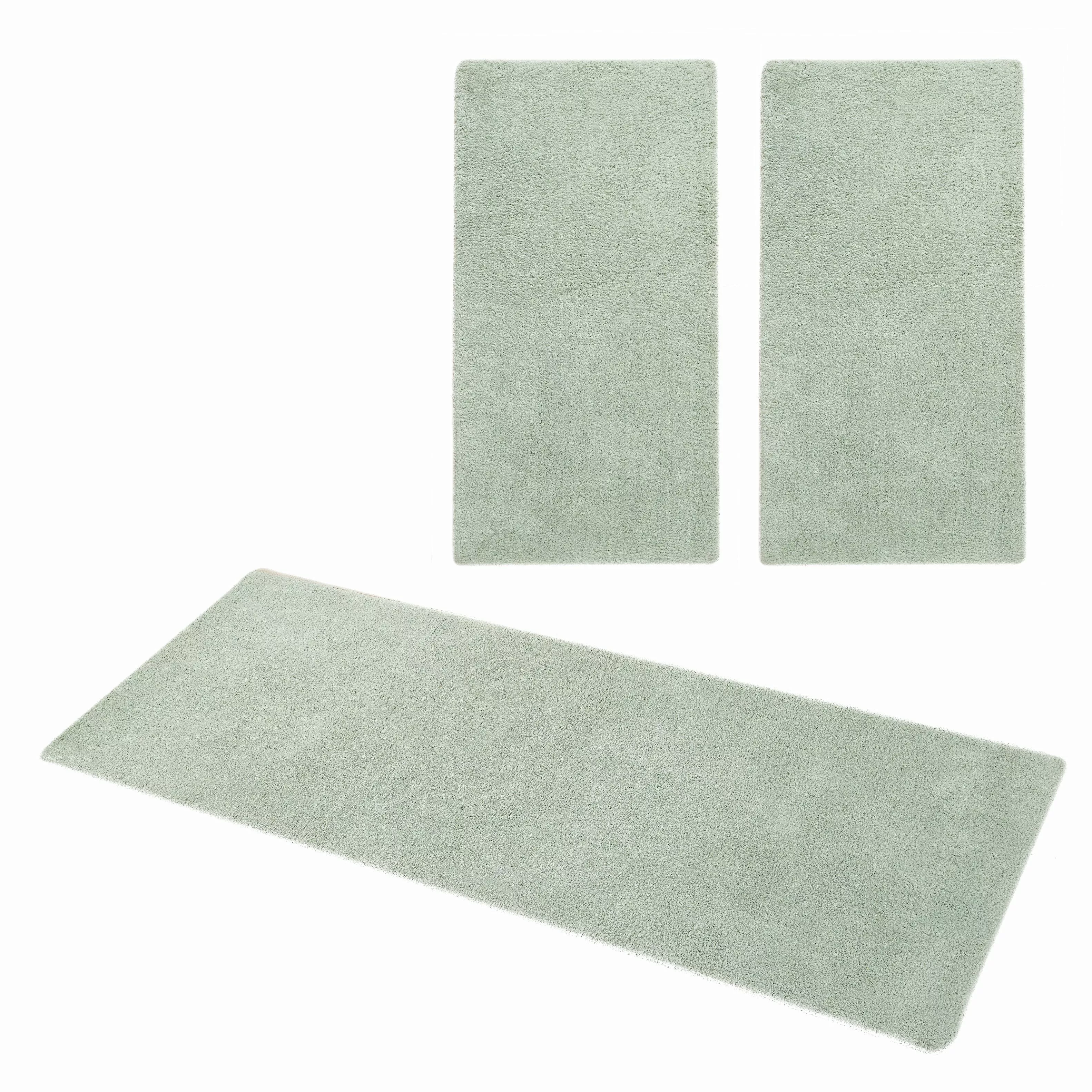 my home Hochflor-Bettumrandung Microfaser Teppich Magong, günstig online kaufen