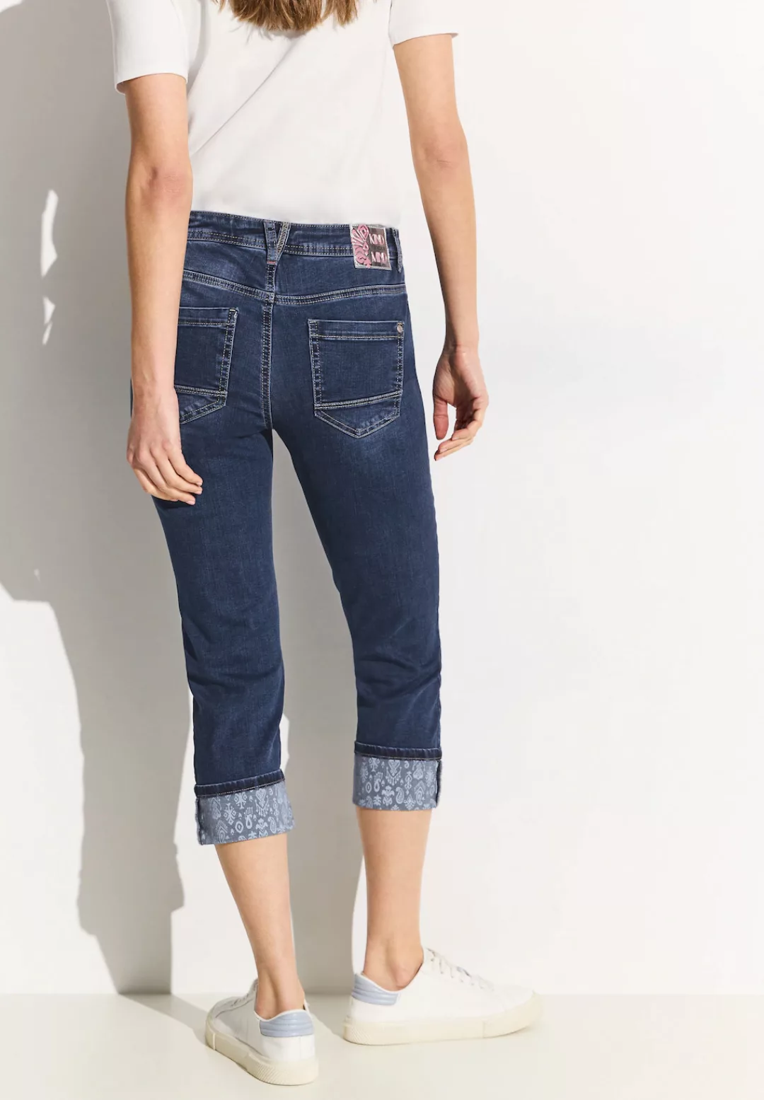 Cecil 7/8-Jeans mit Umschlag günstig online kaufen