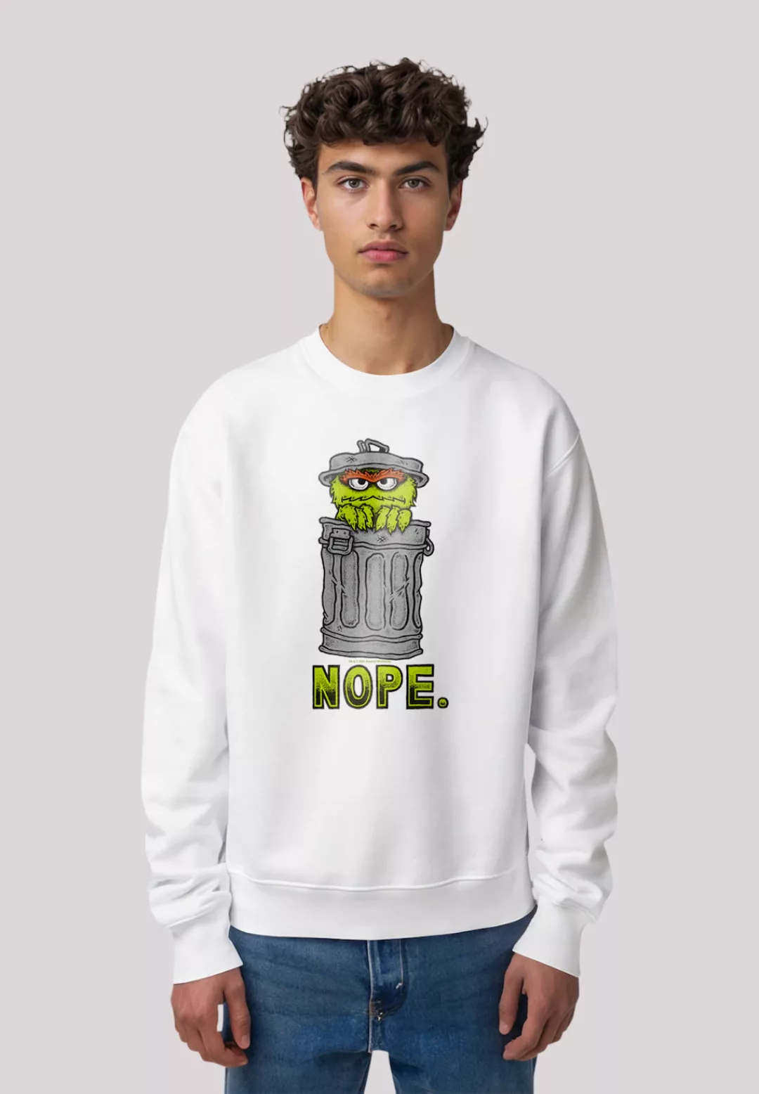 F4NT4STIC Sweatshirt "Sesamstraße Oscar Nope", Premium Qualität günstig online kaufen