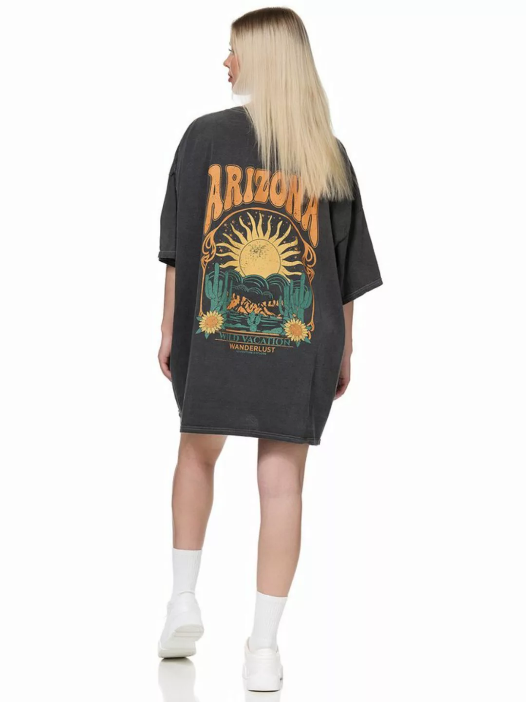 Worldclassca T-Shirt Worldclassca Oversized Print ARIZONA T-Shirt lang Somm günstig online kaufen