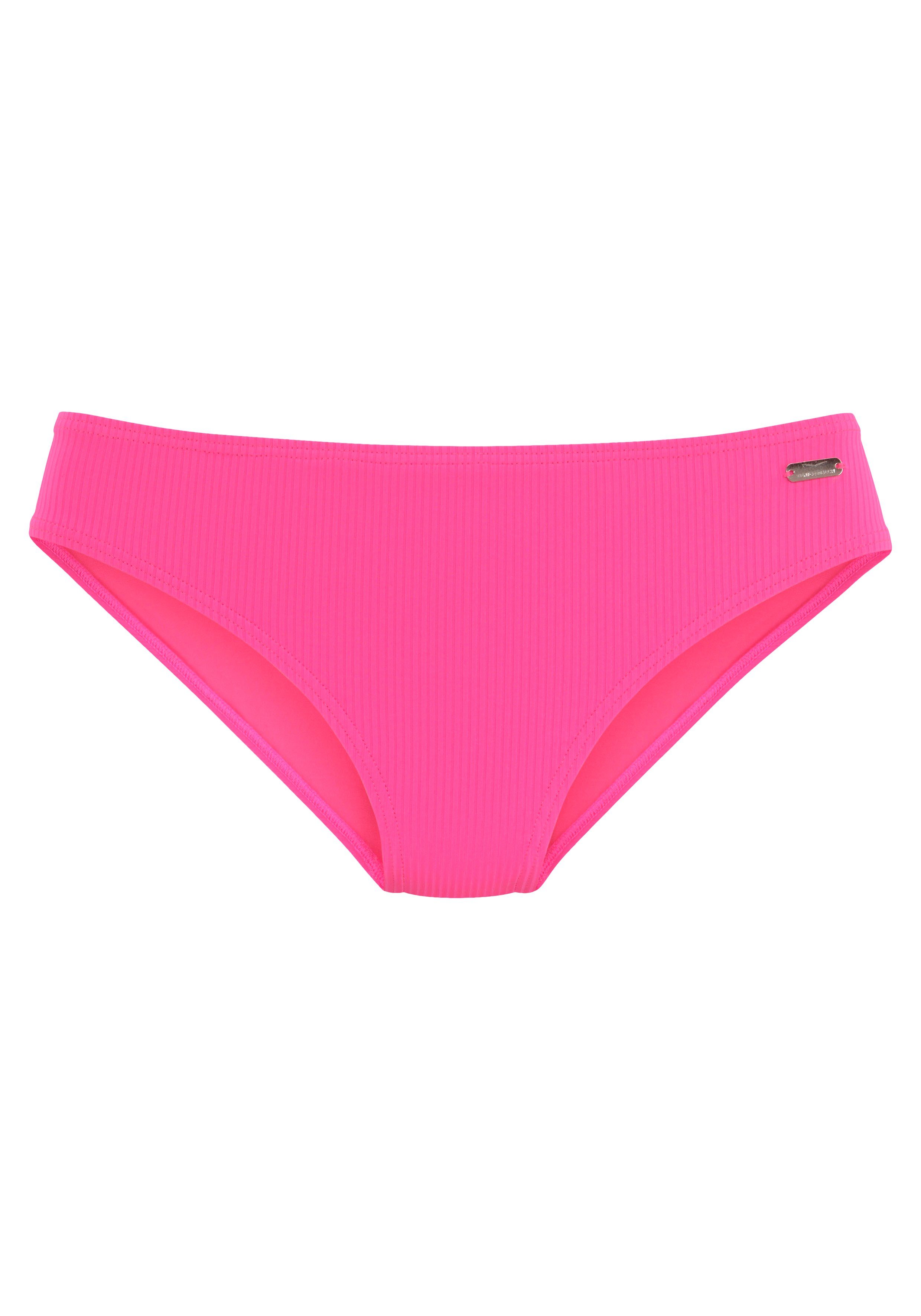 Venice Beach Bikini-Hose Lucky aus gerippter günstig online kaufen