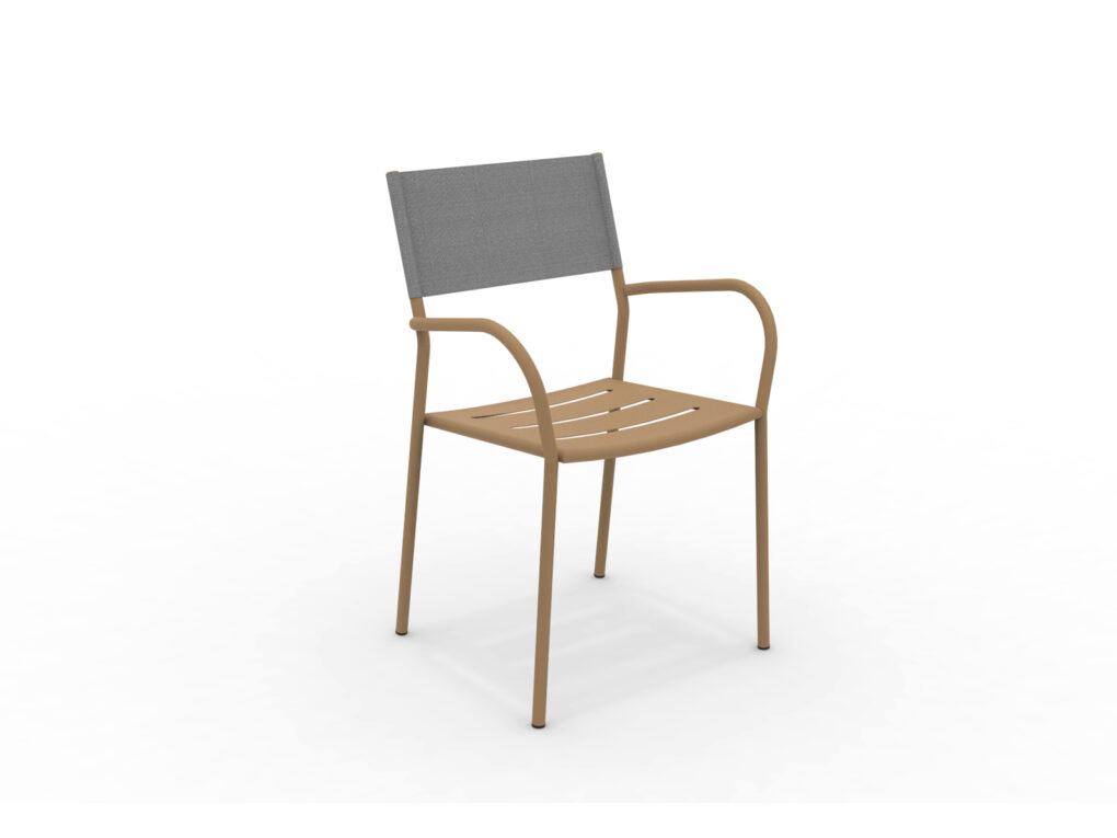 Vera Outdoorsessel stapelbar Corten, Steel günstig online kaufen