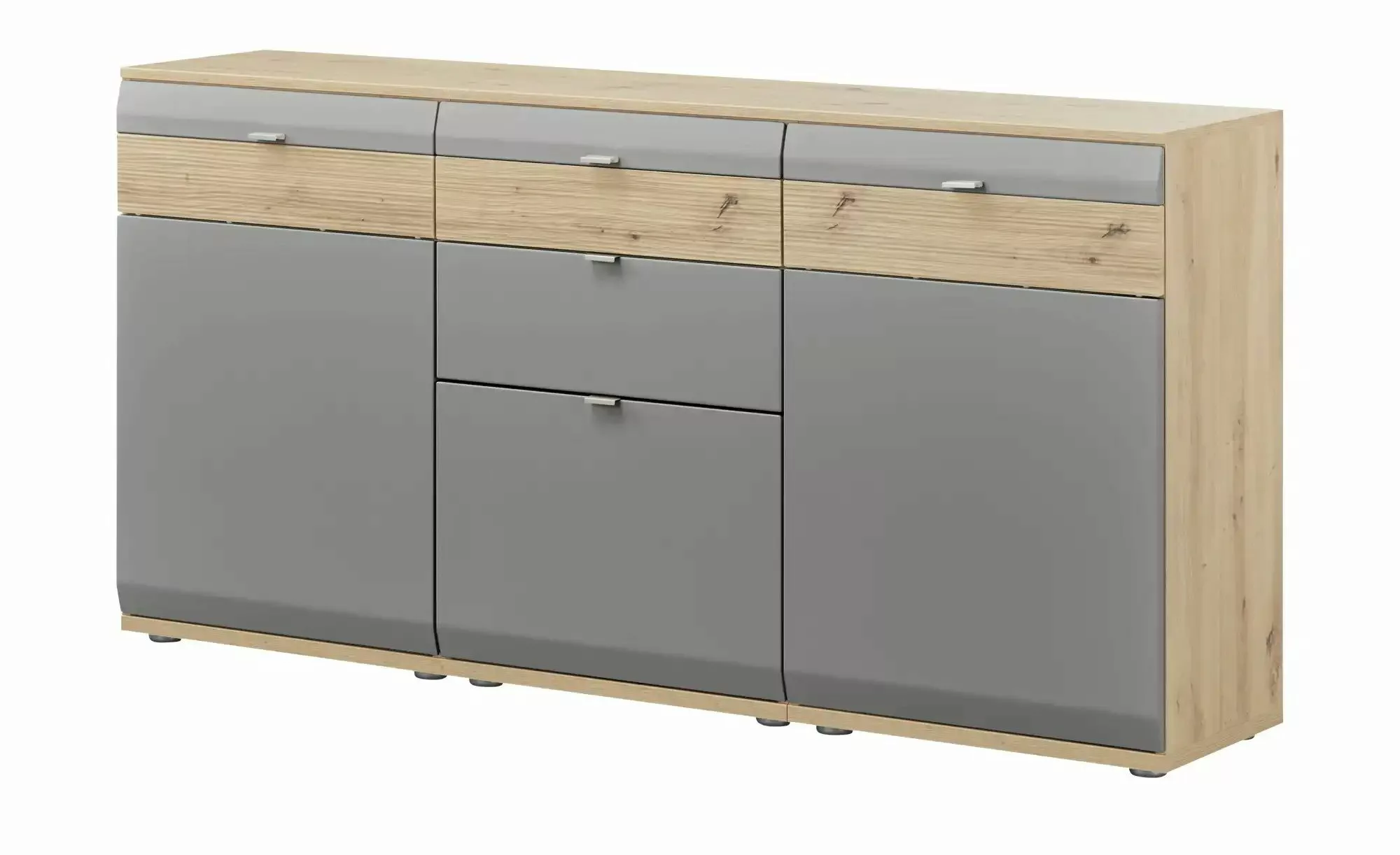 Sideboard  Eldena ¦ grau ¦ Maße (cm): B: 180 H: 90 T: 40.0 Kommoden & Sideb günstig online kaufen