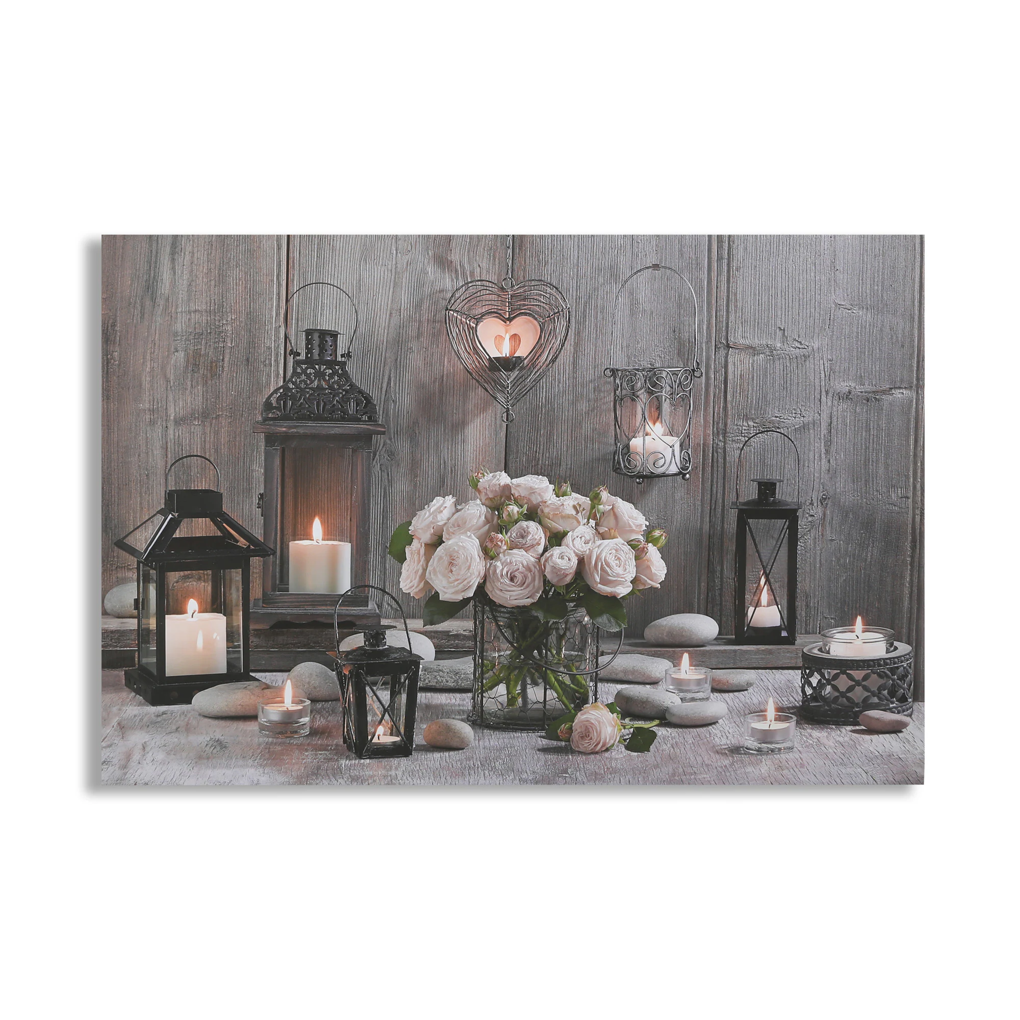 Art for the home LED-Bild »Cosy Kerzen LED 60x90cm«, (1 St.) günstig online kaufen