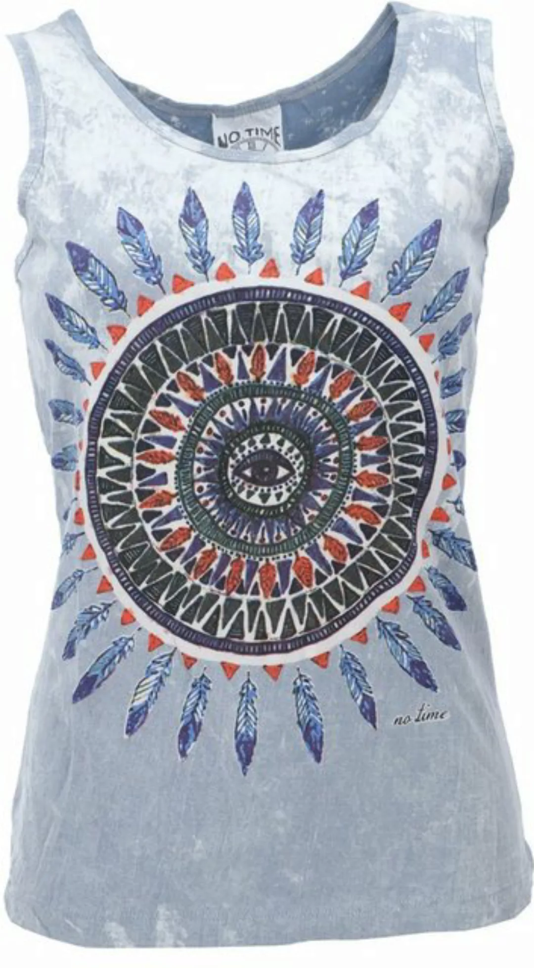 Guru-Shop T-Shirt No Time Tank Top, Yoga-Top -.. Festival, Goa Style, alter günstig online kaufen